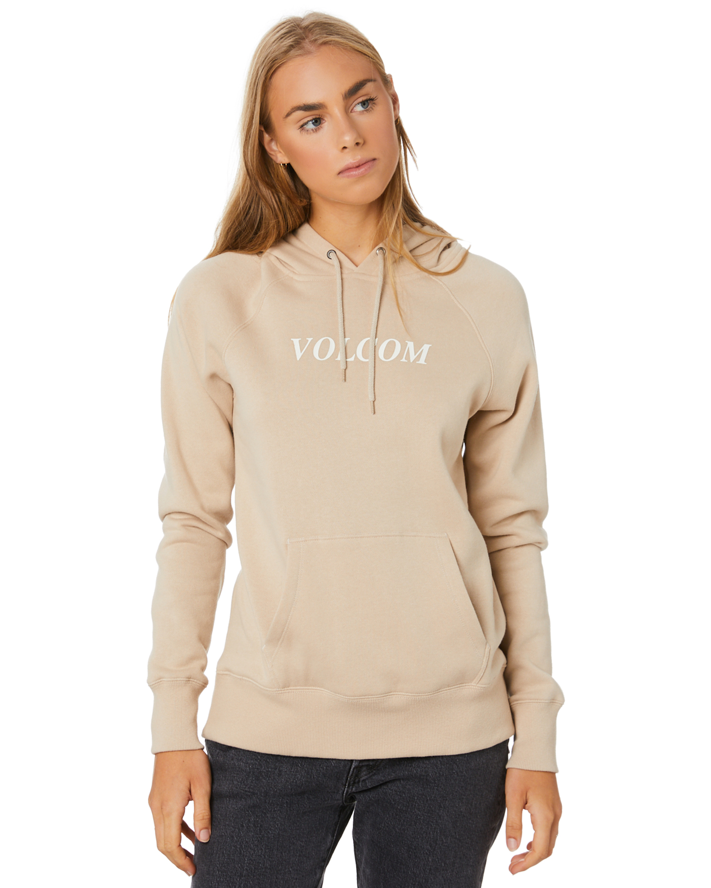 womens tan hoodie
