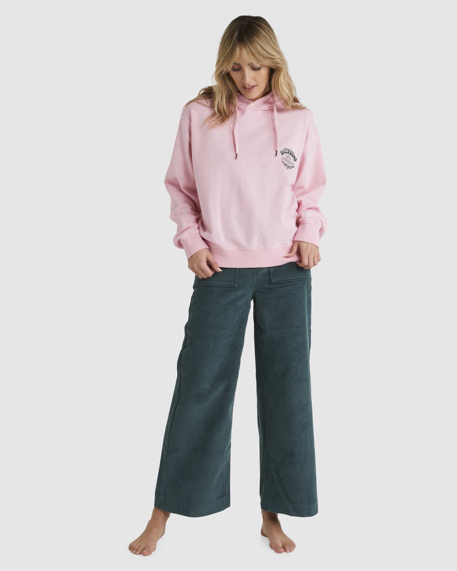 Pink billabong hoodie deals