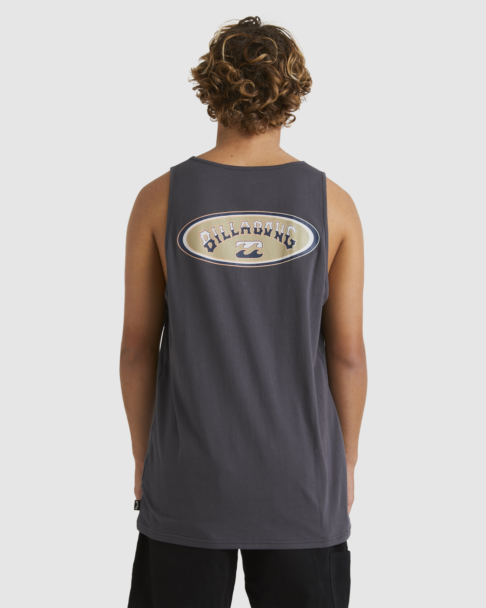 Billabong Arch Wave Tank Top Washed Black SurfStitch