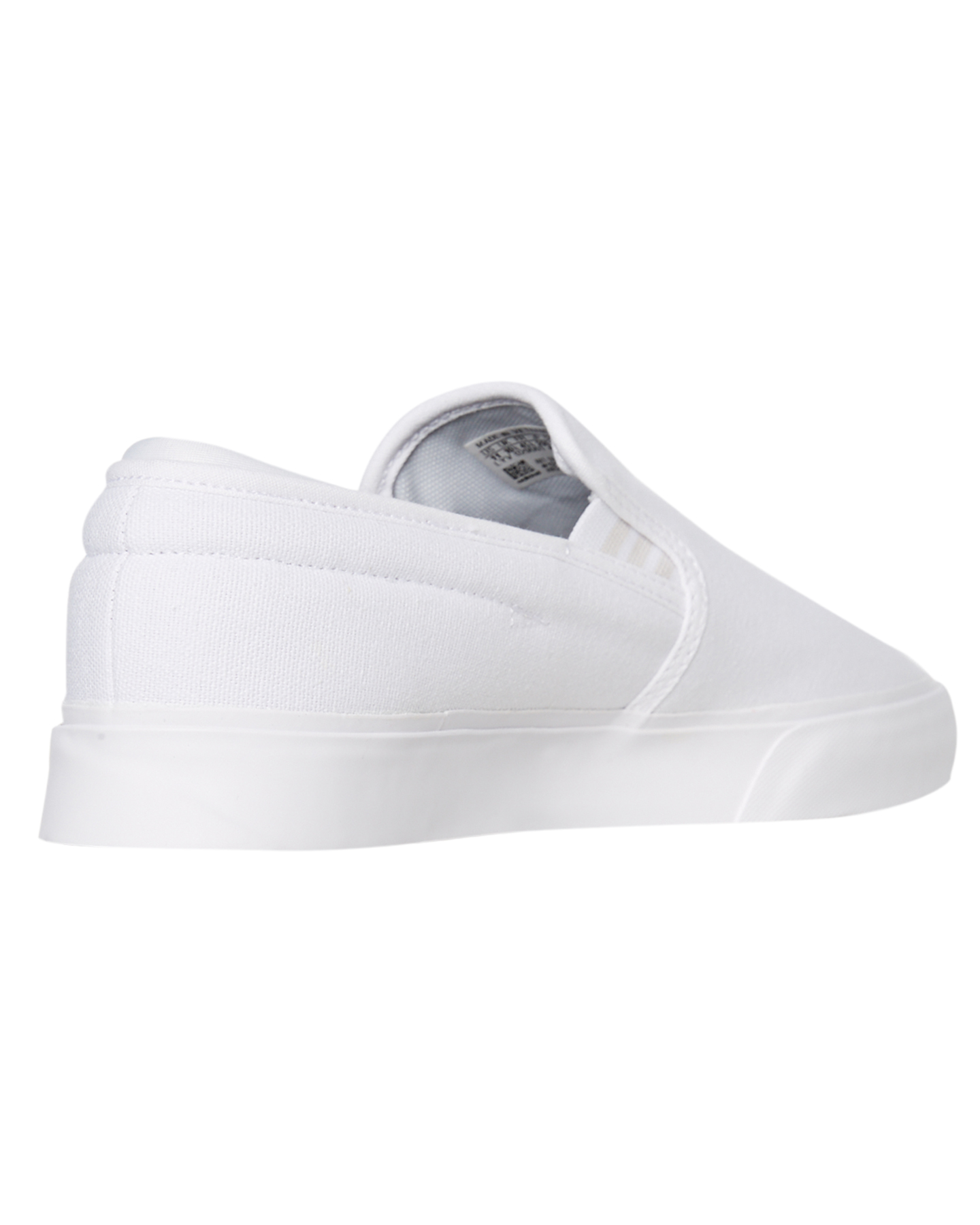 adidas slip on trainers white