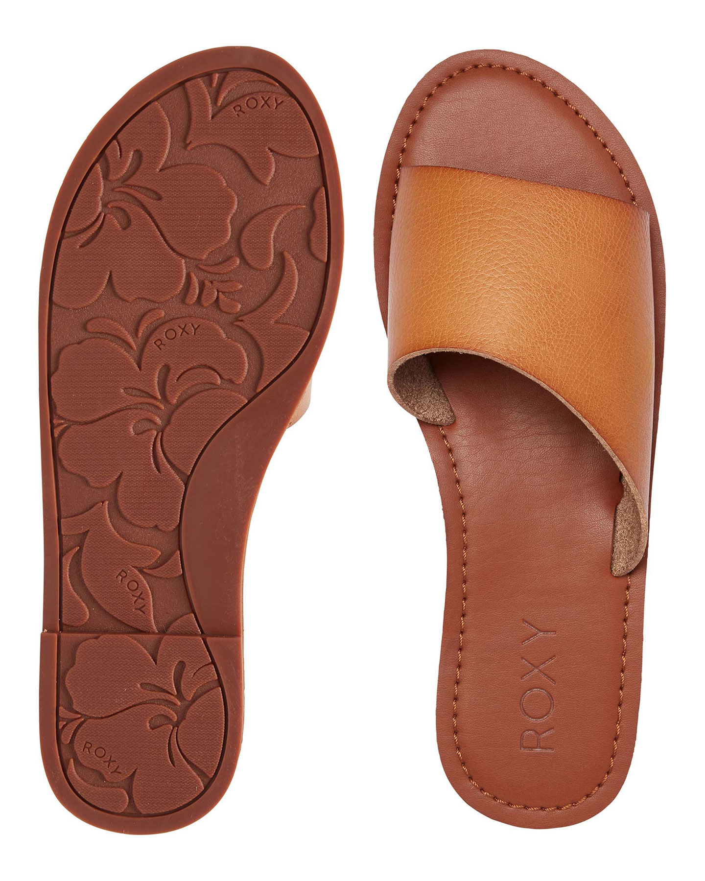 tan slide heels