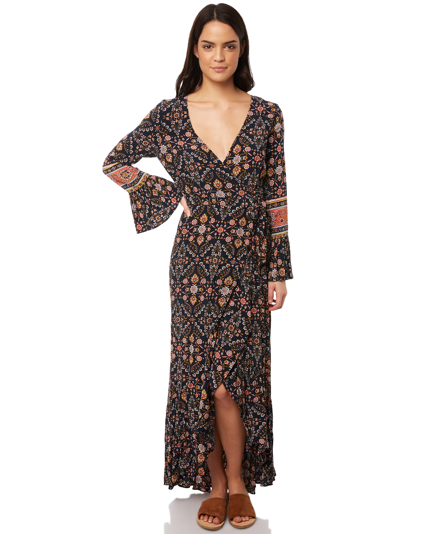 Tigerlily Zareen Maxi Dress Indigo SurfStitch