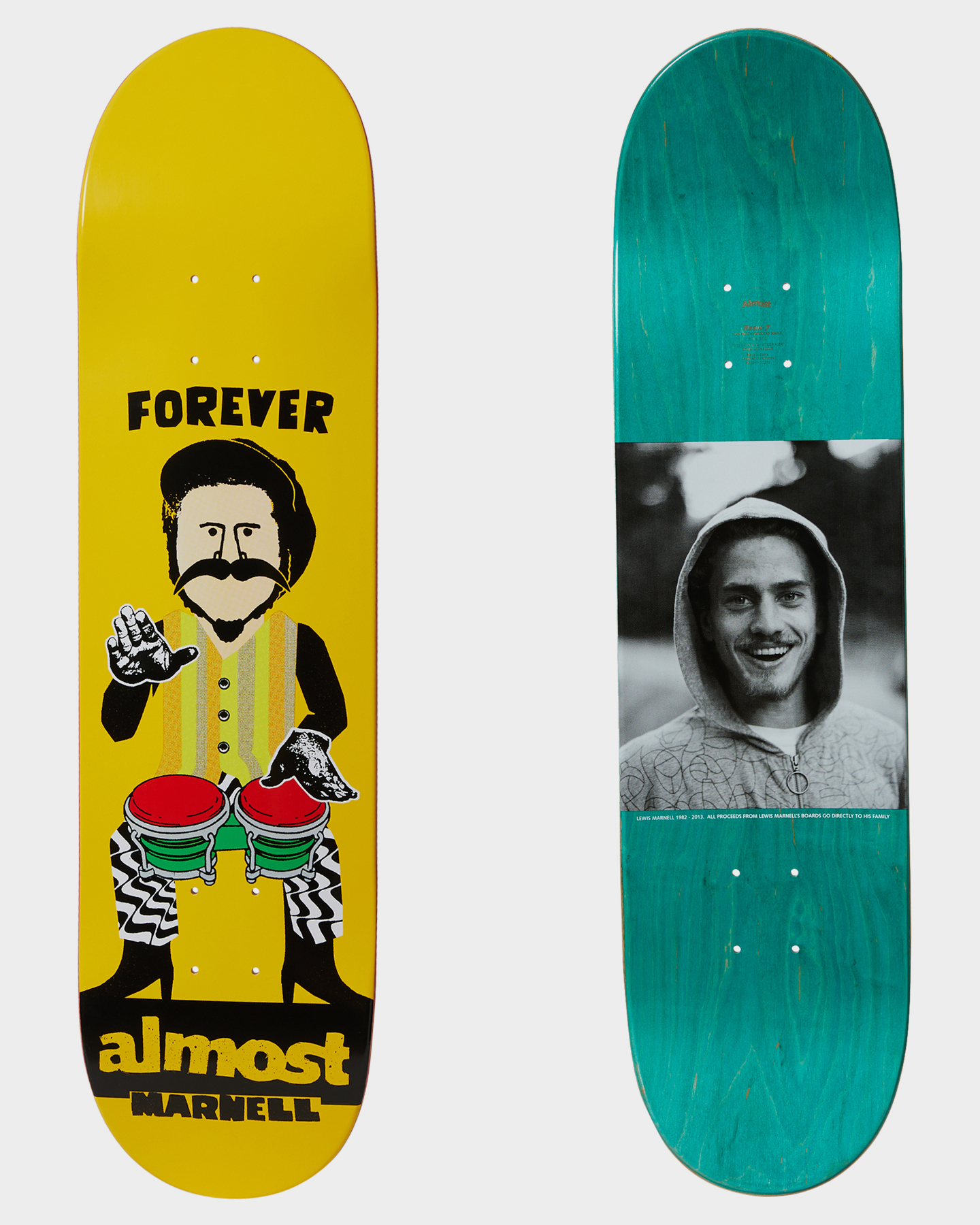 Renaissance laat staan Golven Almost Forever Dude R7 8.0 Inch Skateboard Deck - Lewis Marnell | SurfStitch