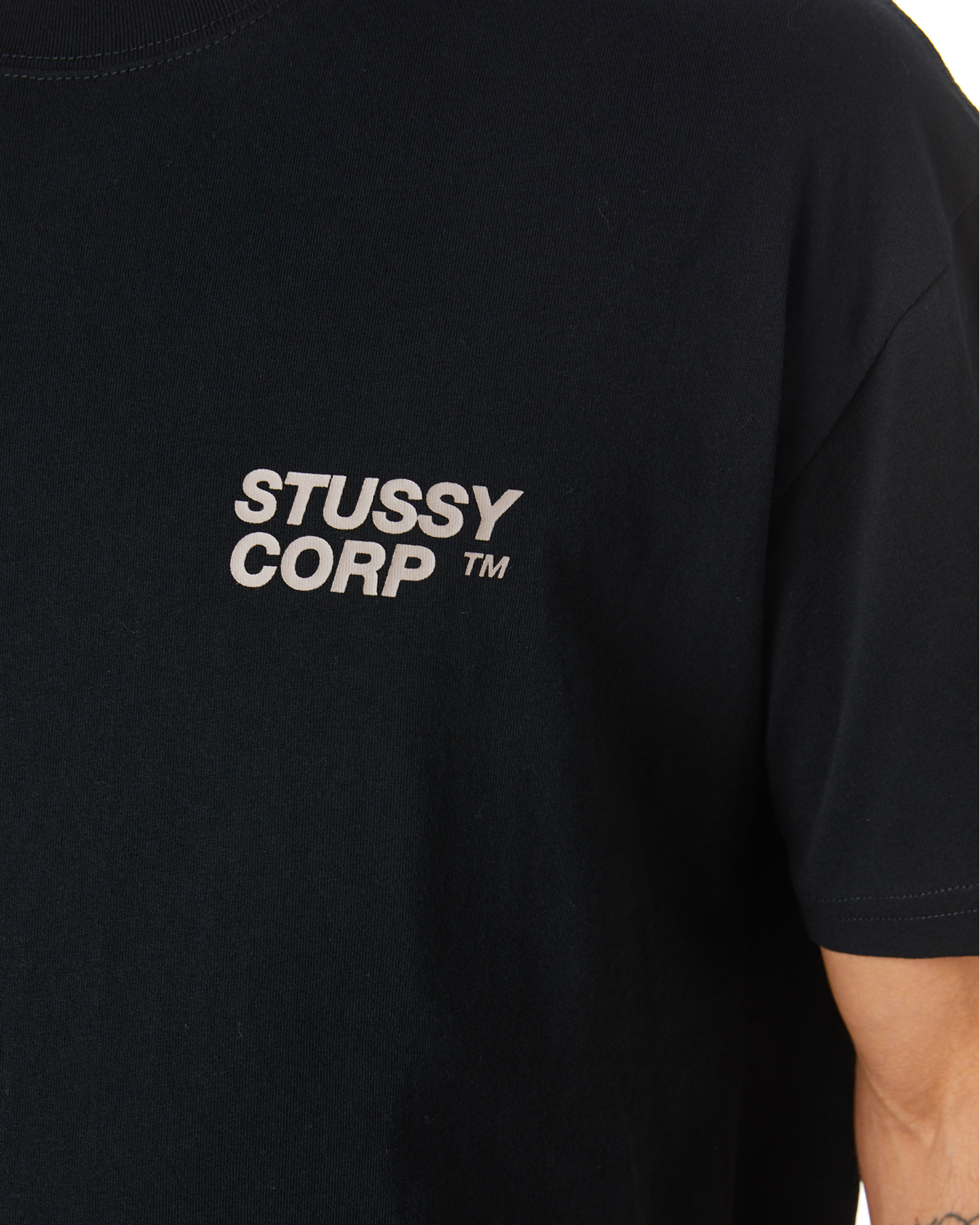 Stussy Stussy Corp Mens Ss Tee - Black | SurfStitch
