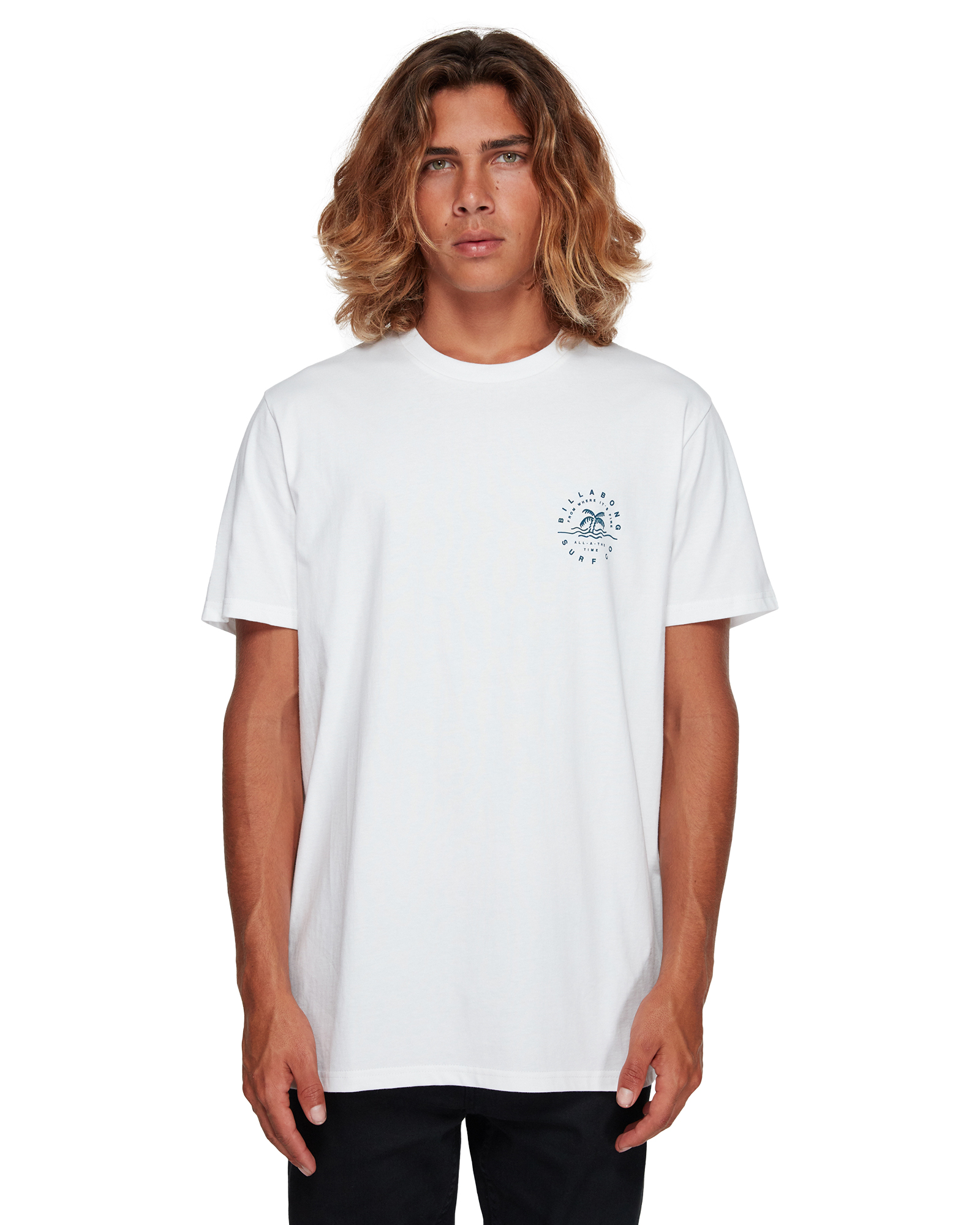 billabong white t shirt mens