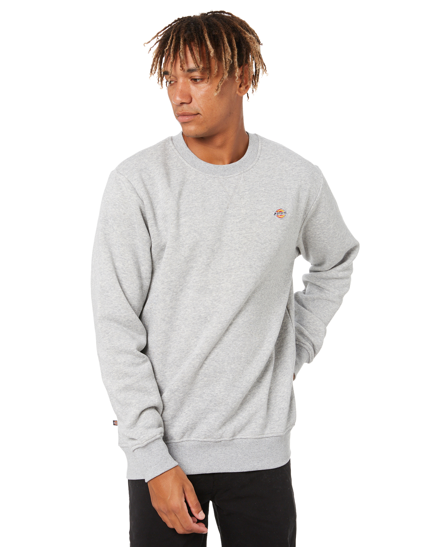 Dickies H.S Rockwood Mens Crew Neck Sweater - Grey Marle | SurfStitch