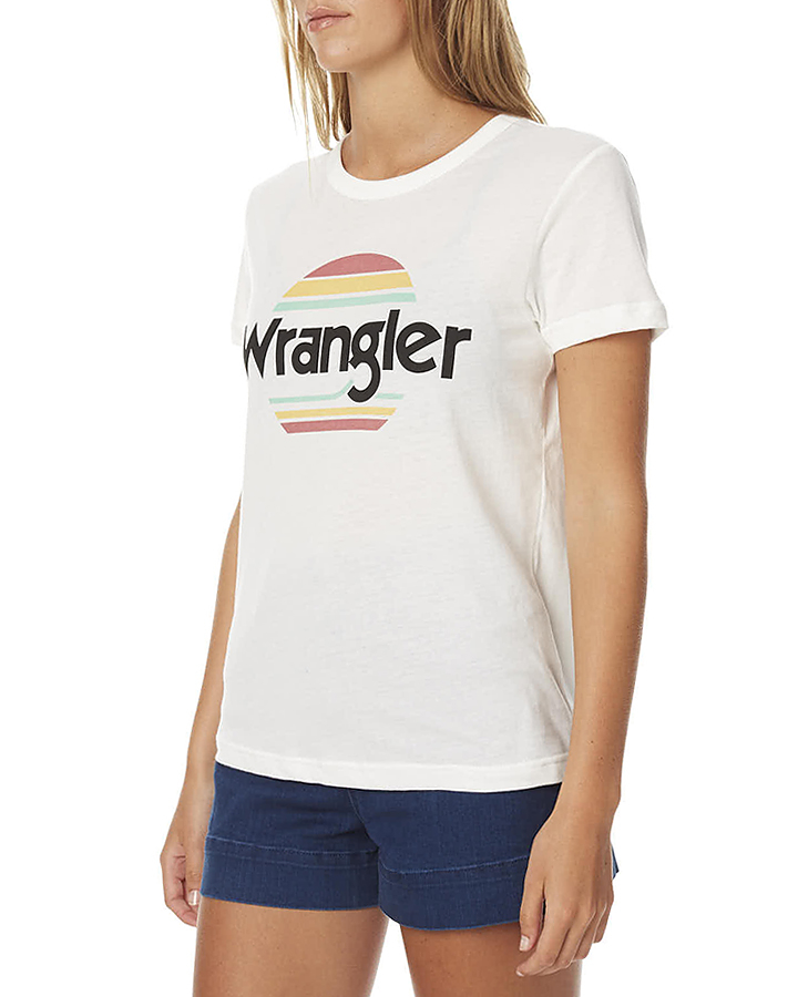 Wrangler Sunset Womens Tee - Chalk | SurfStitch