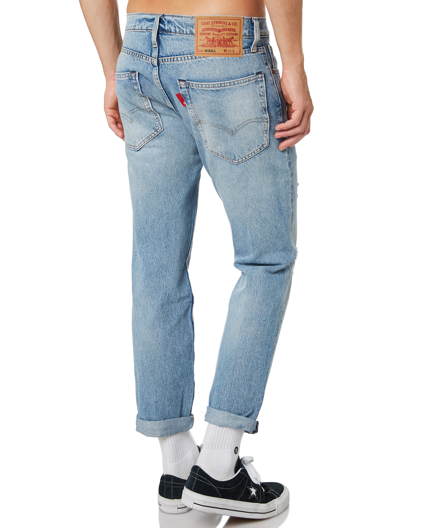 hi ball roll jeans