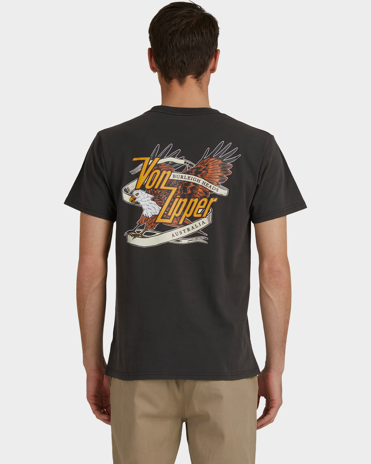 Vonzipper Flying High Tee - Washed Black | SurfStitch