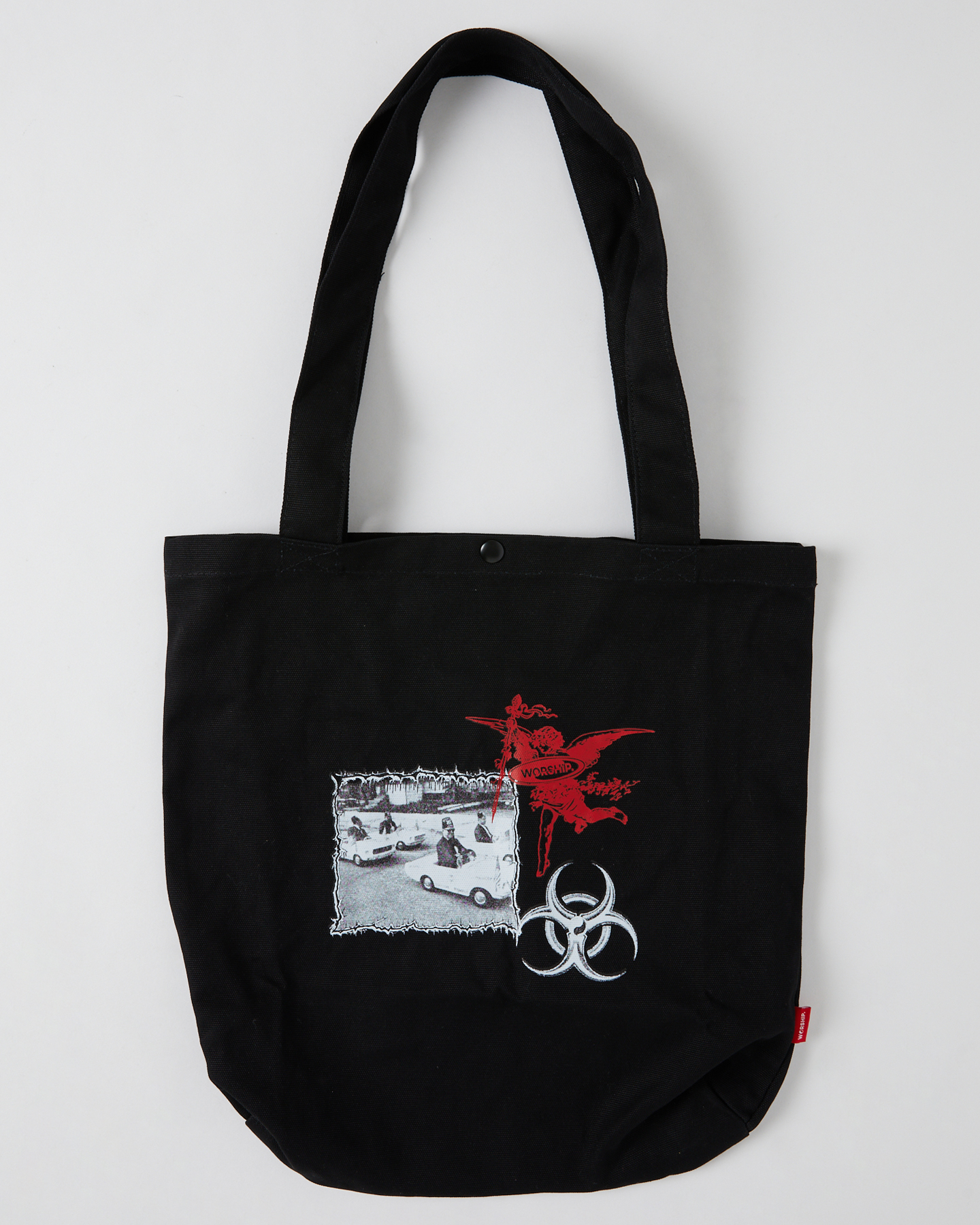 Worship Shrine Tote Bag - Washed Black | SurfStitch