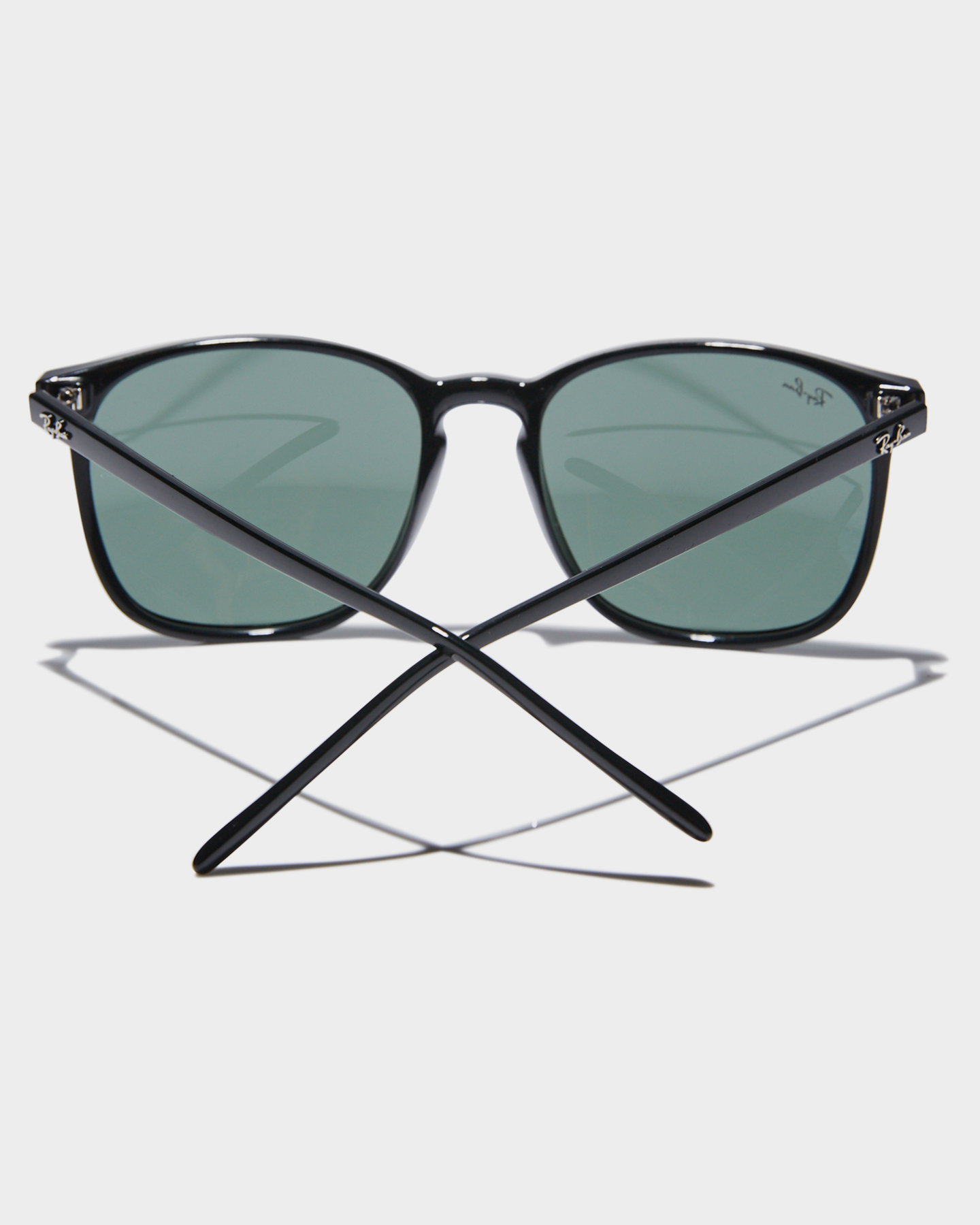 Ray Ban 0Rb4387 Sunglasses Black Green SurfStitch