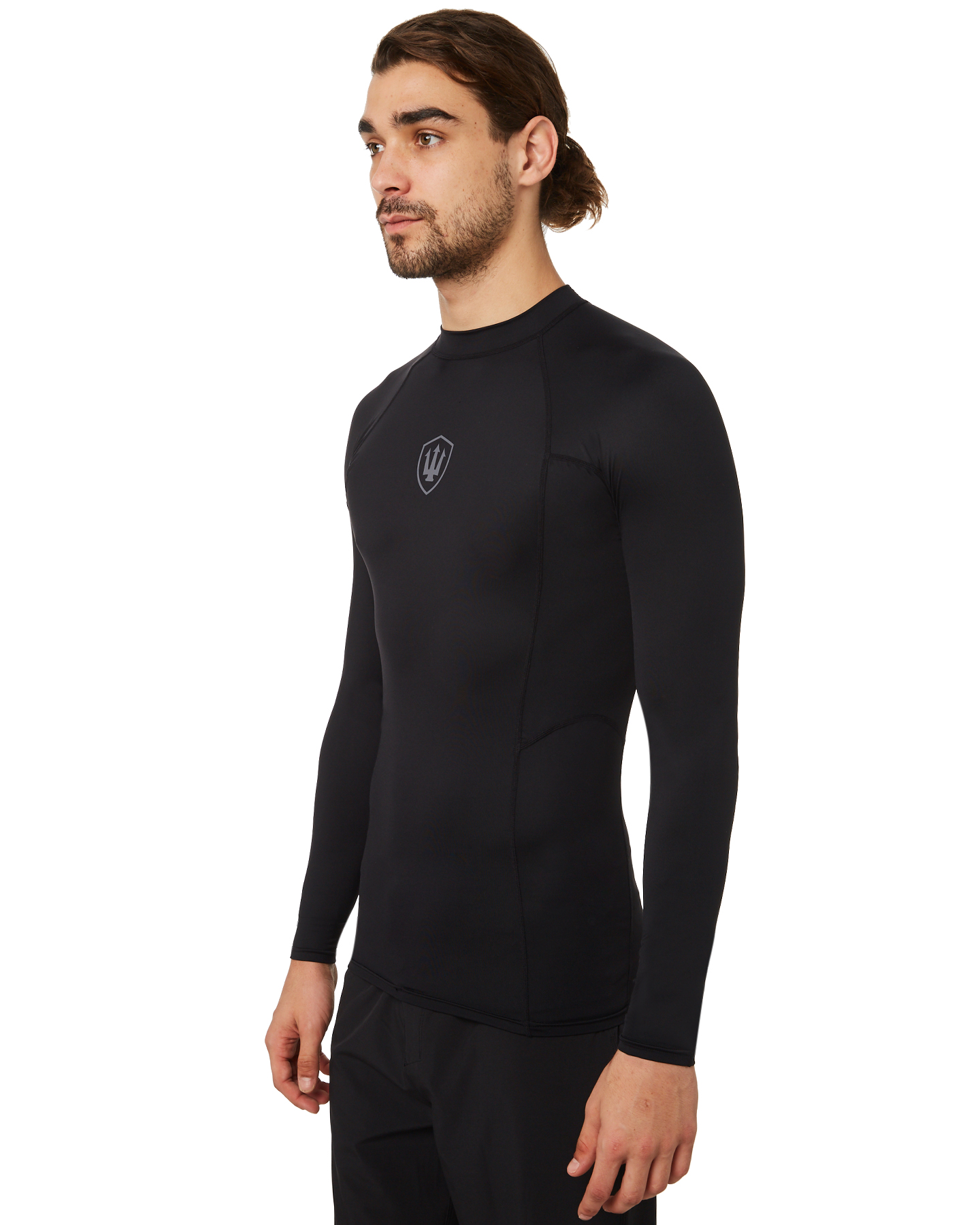 Fk Surf Mens Ls Rash Shirt - Black Grey | SurfStitch