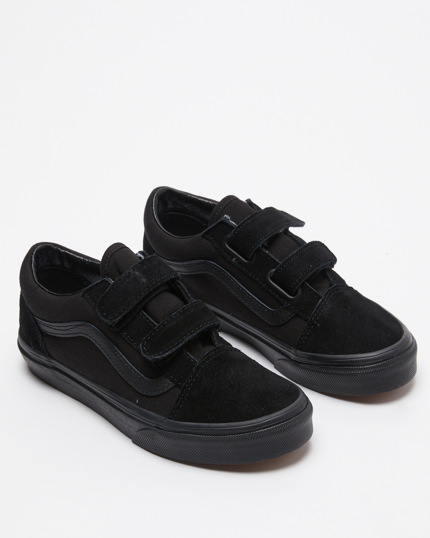 All white strap vans on sale