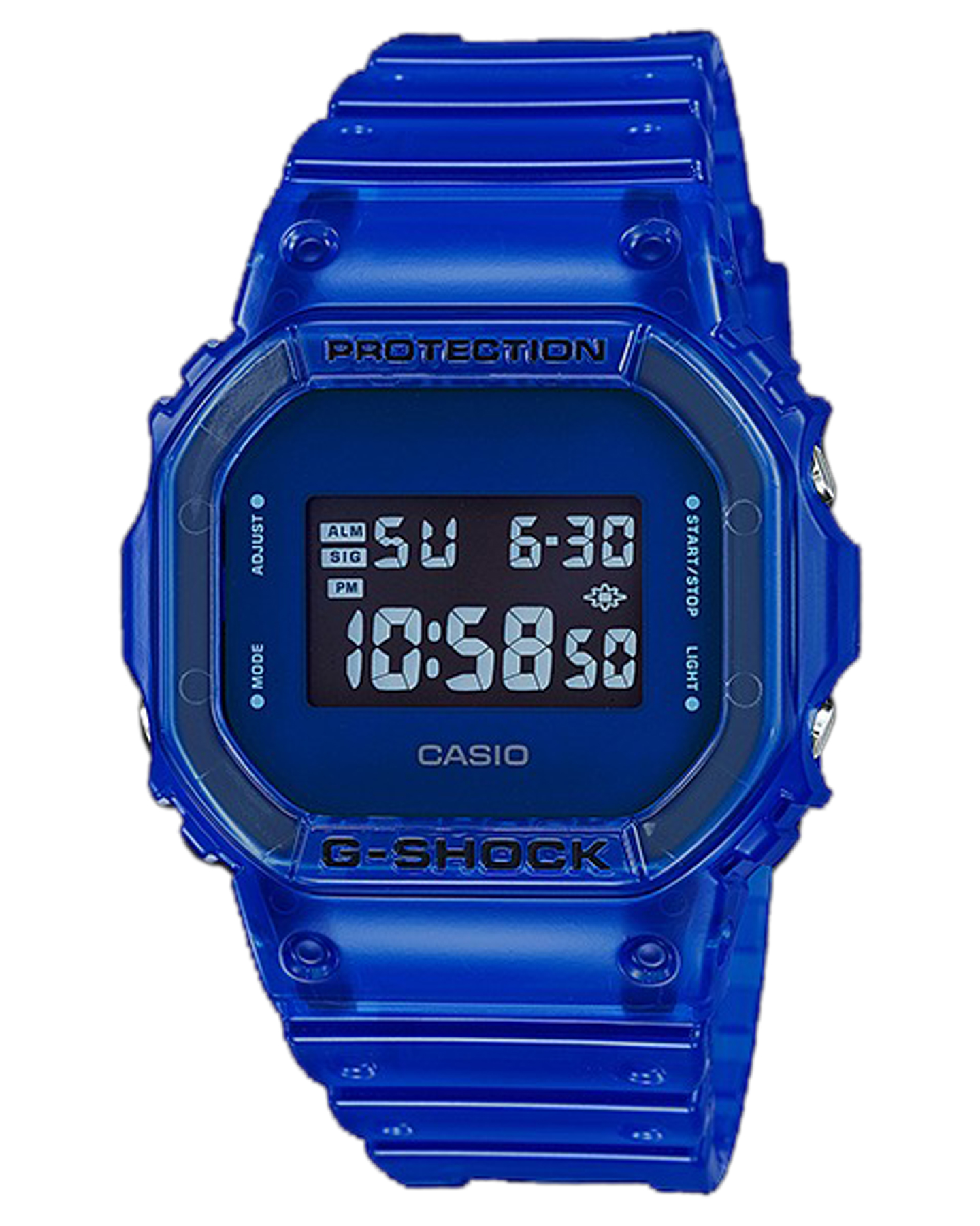 g shock watches navy blue