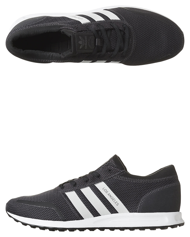 Adidas Originals Mens Los Angeles Shoe - Black White | SurfStitch