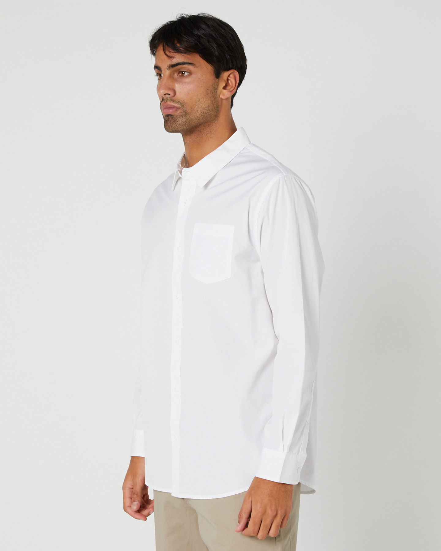 Swell Garcia Ls Shirt - White | SurfStitch