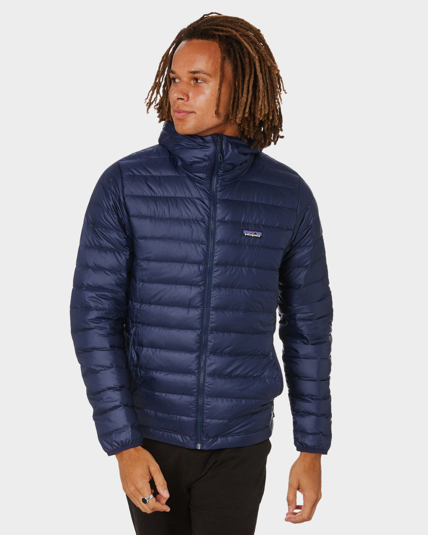 Patagonia Down Mens Sweater Hoody - Classic Navy | SurfStitch