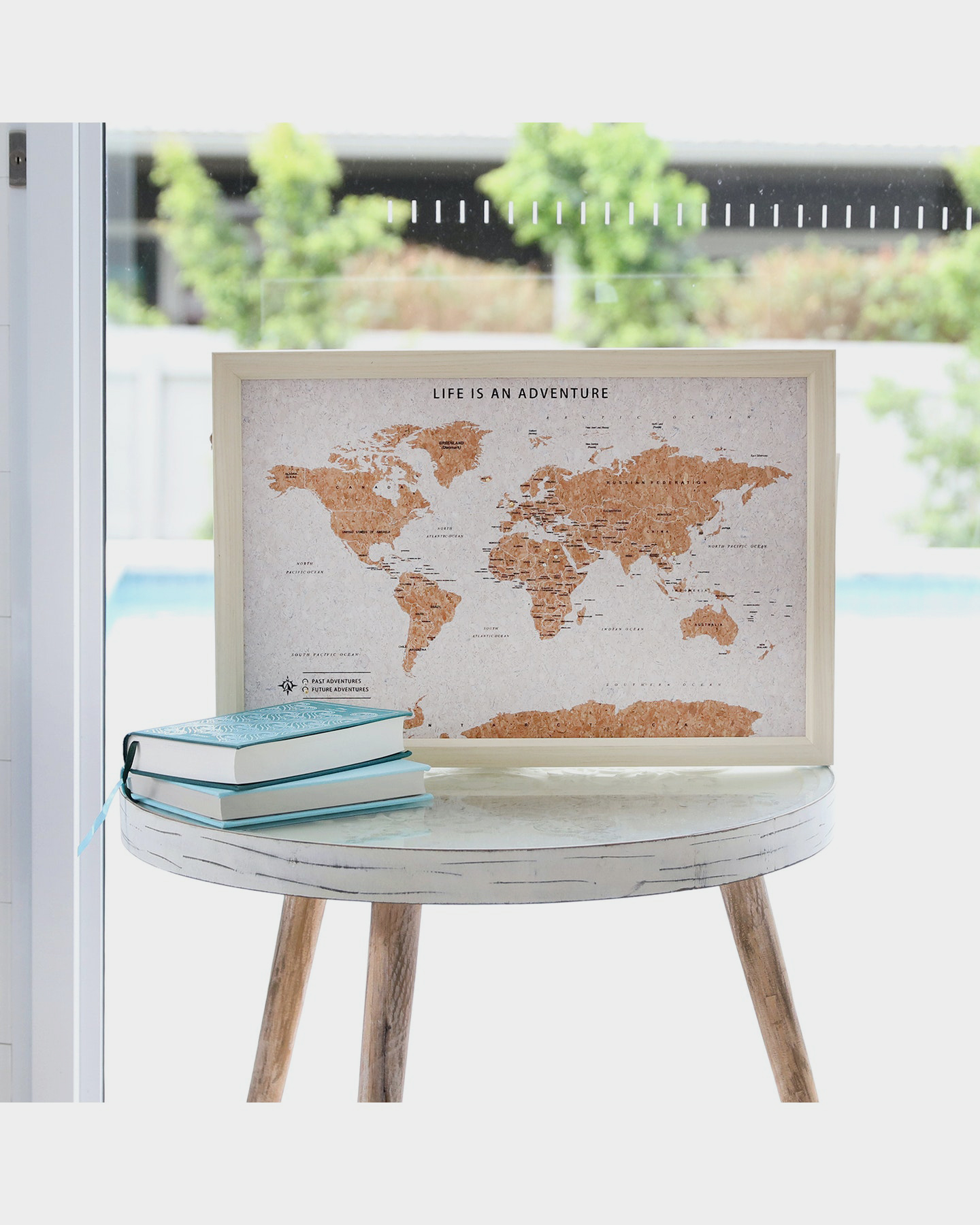 splosh world map travel board