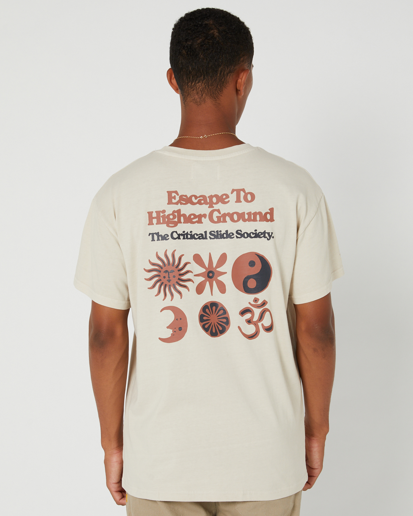 The Critical Slide Society Higher Ground Ss Tee Cement SurfStitch