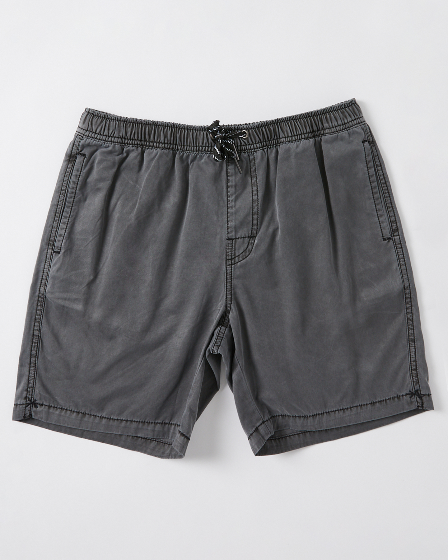 Swell Boys Malibu Short - Teens - Washed Black | SurfStitch