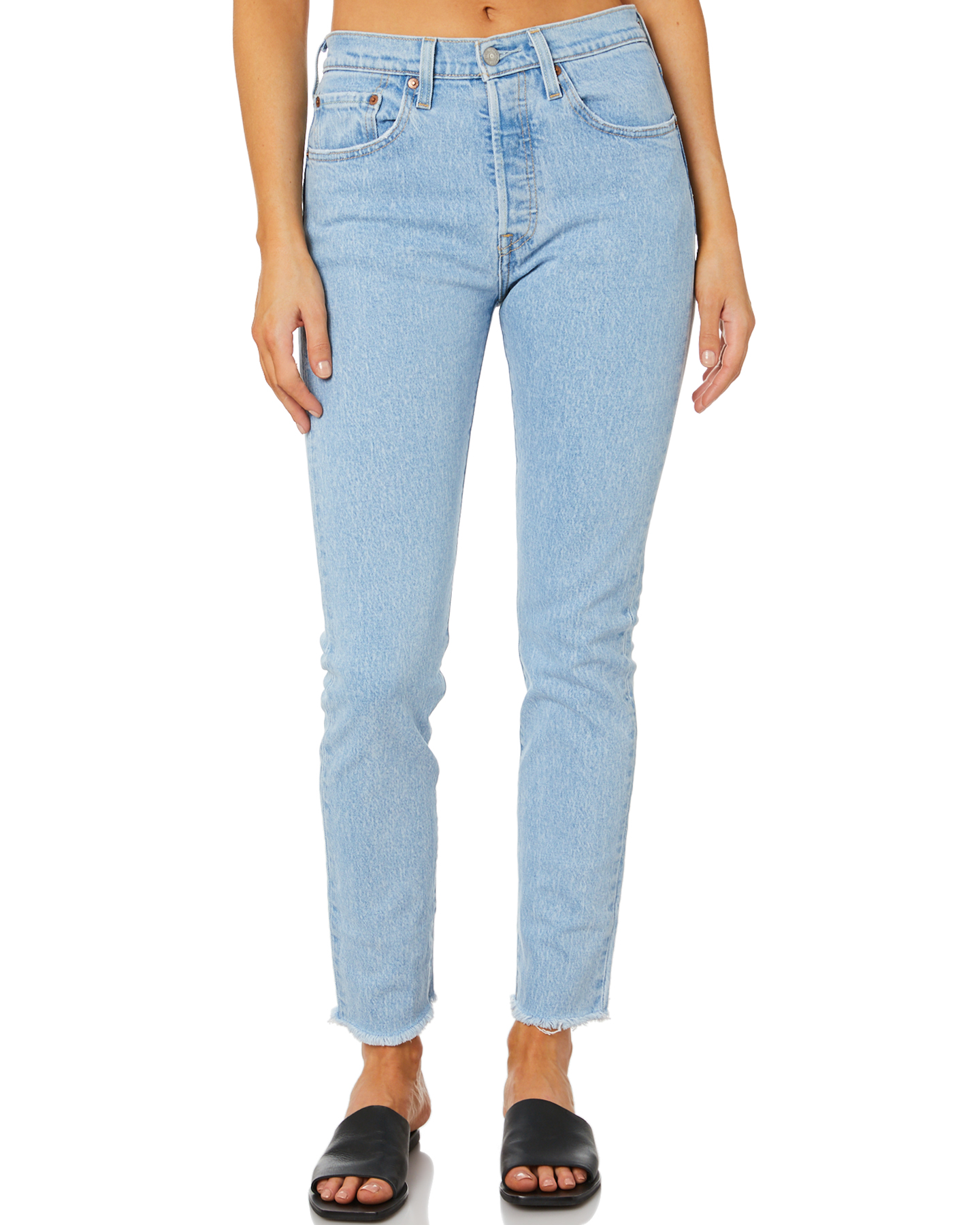 levi's 501 skinny jeans blue