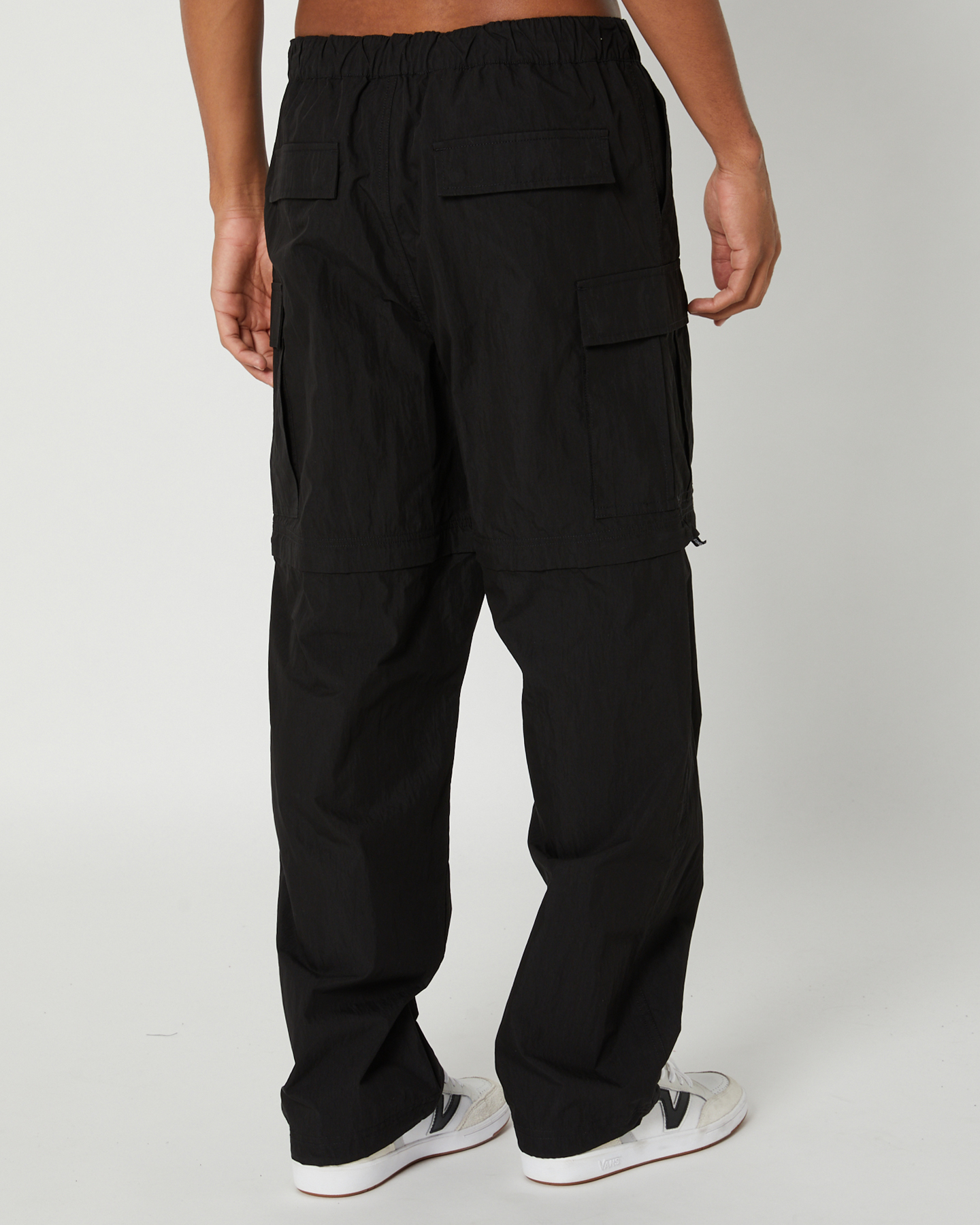 Stussy Nyco Cargo Convertible Pant - Black | SurfStitch