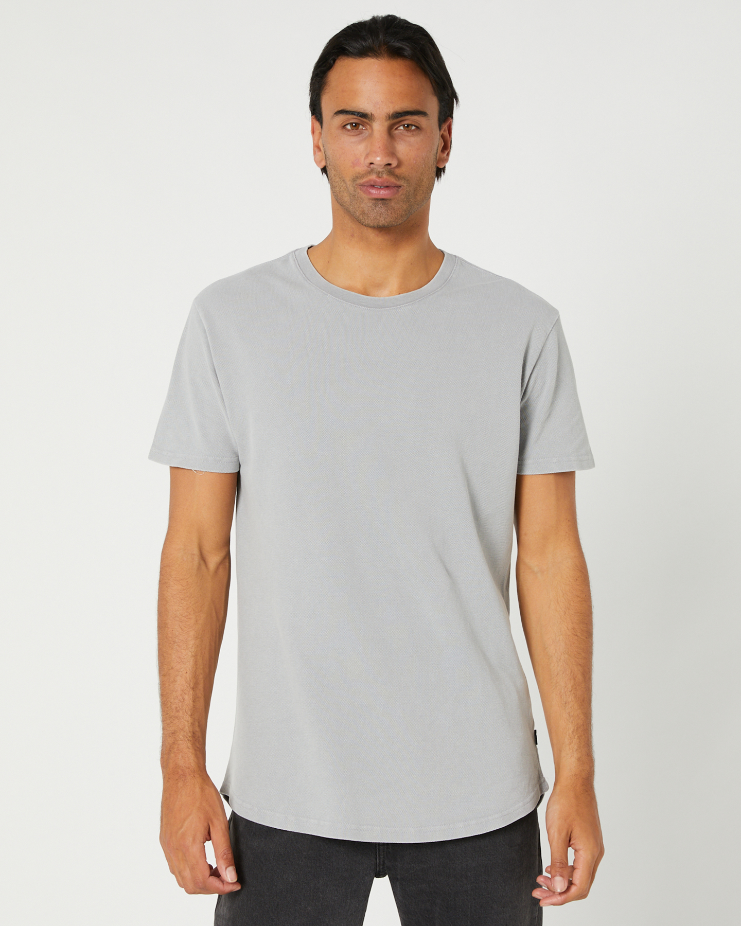 Silent Theory Acid Pique Mens Ss Tee - Drizzle | SurfStitch
