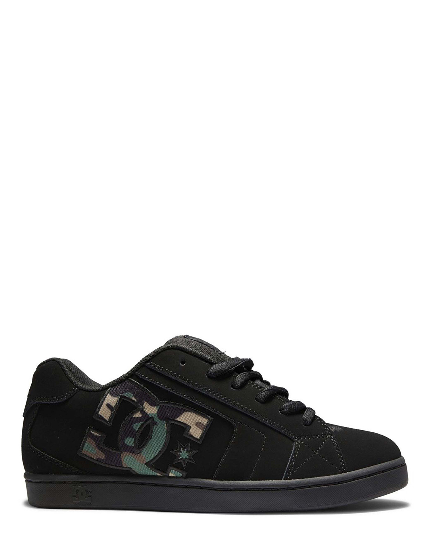 Dc Shoes Mens Net Shoe Black Camo Print SurfStitch