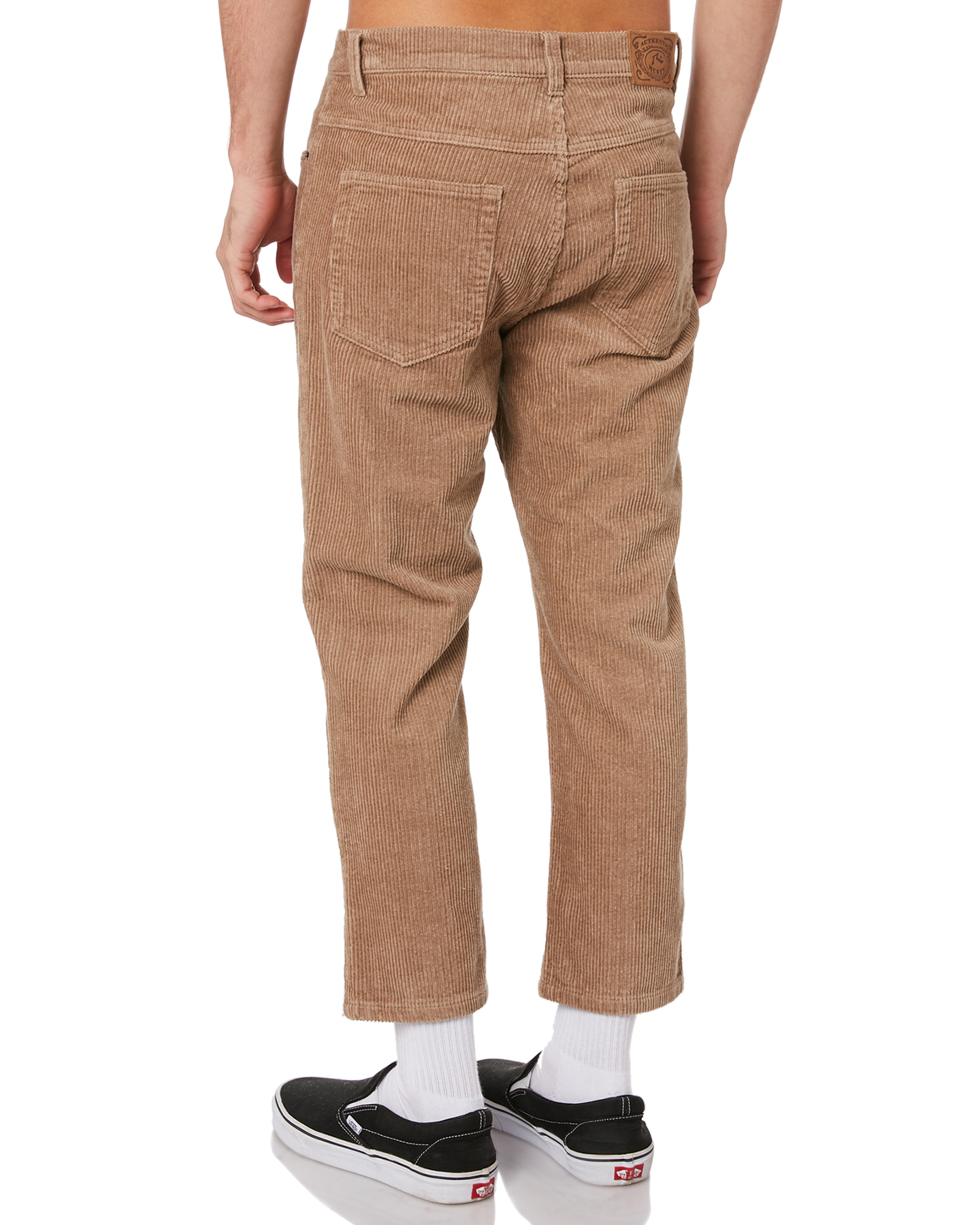 Rusty Rift Corduroy Cropped Mens Pant - Light Fennel | SurfStitch