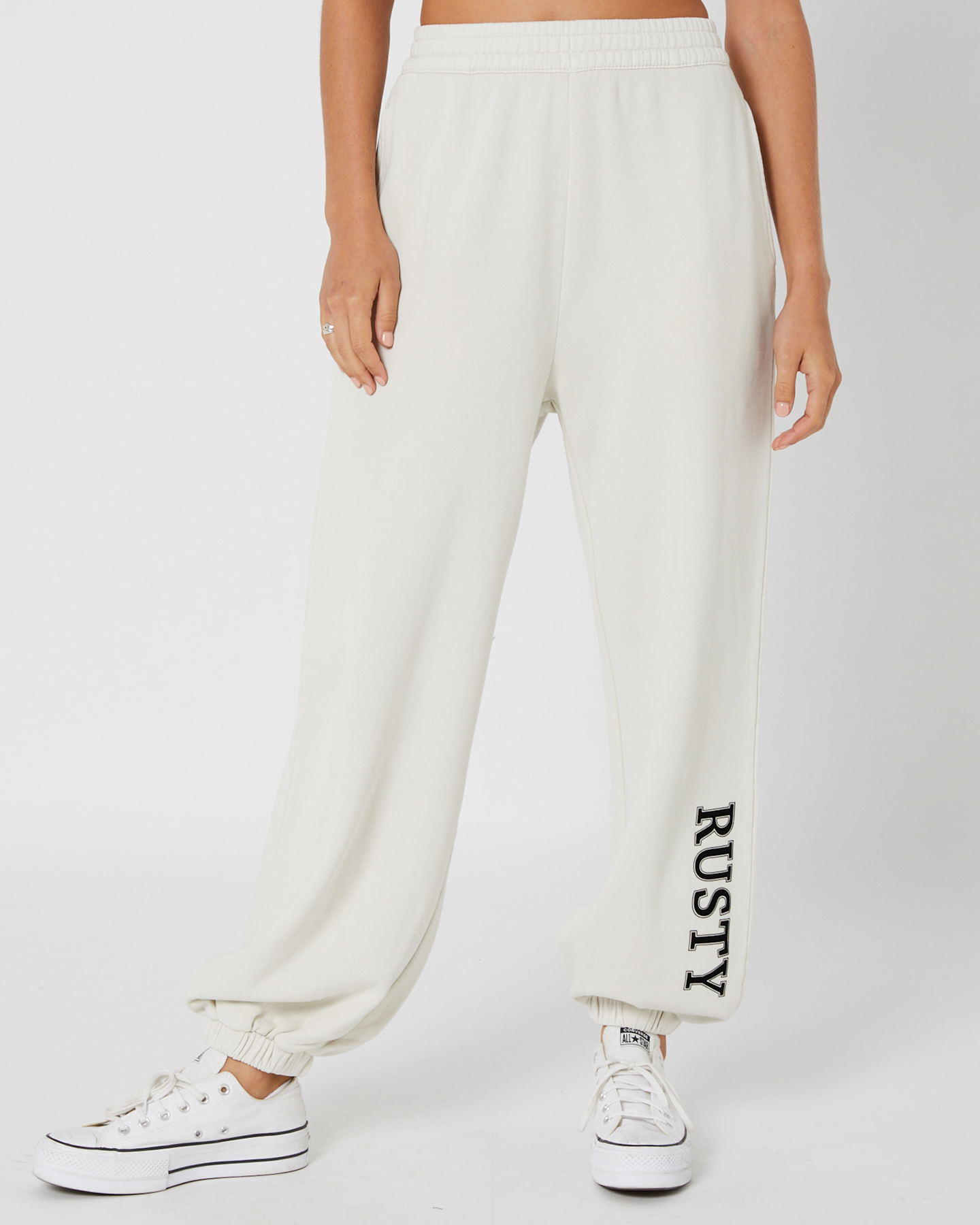 Rusty Rusty Oversize Trackpant - Off White | SurfStitch