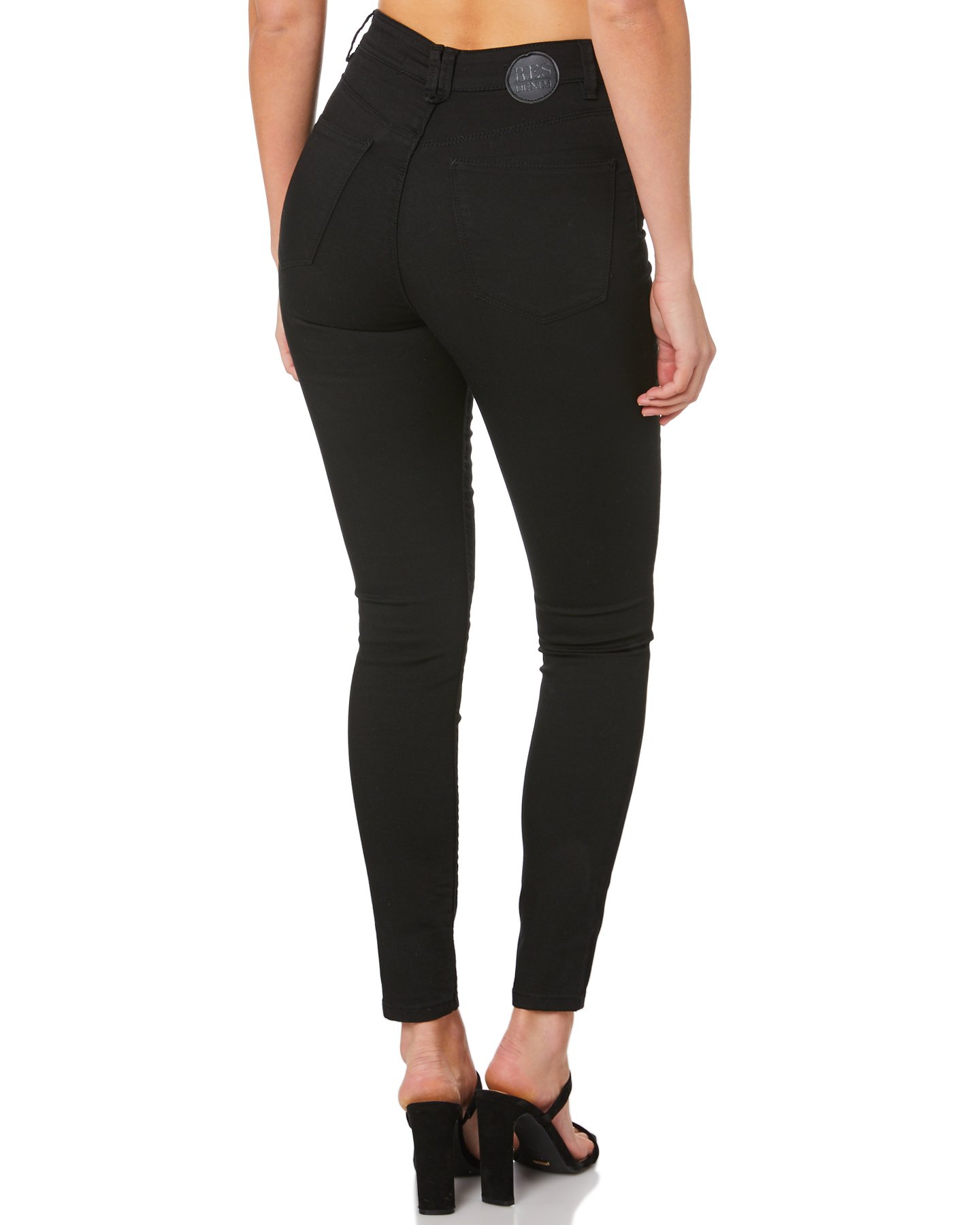 black jeans women high rise