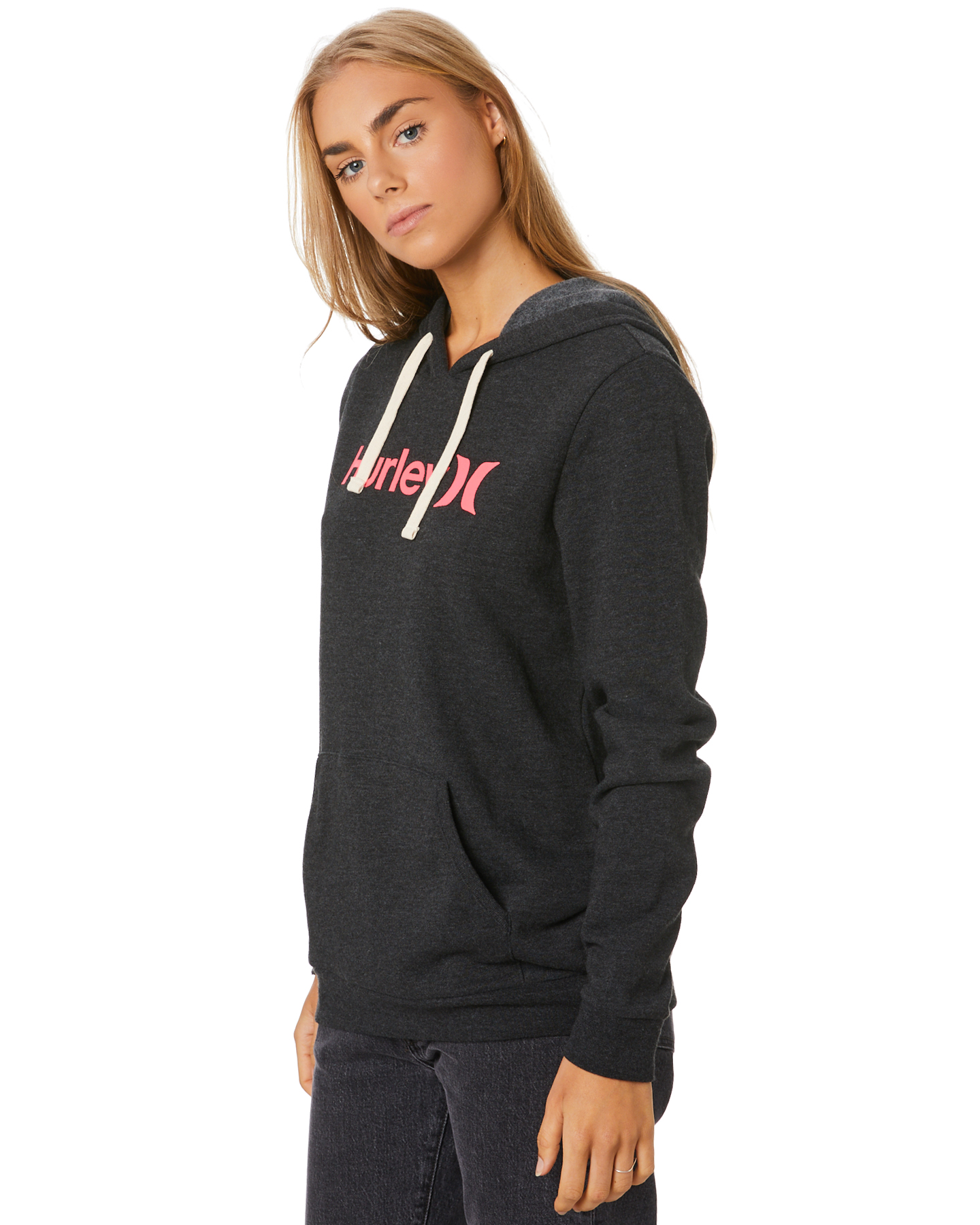 Hurley One And Only Pullover Fleece - Black Heather | SurfStitch