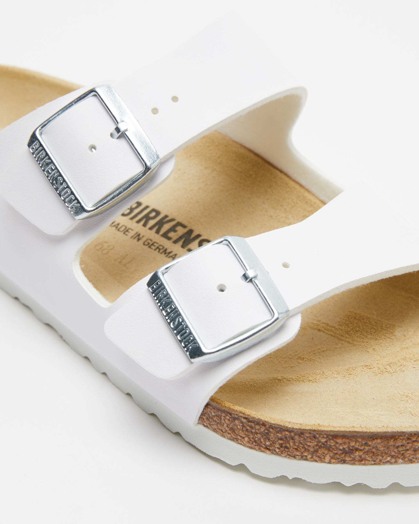 Birkenstock Regular Arizona Sandal White SurfStitch