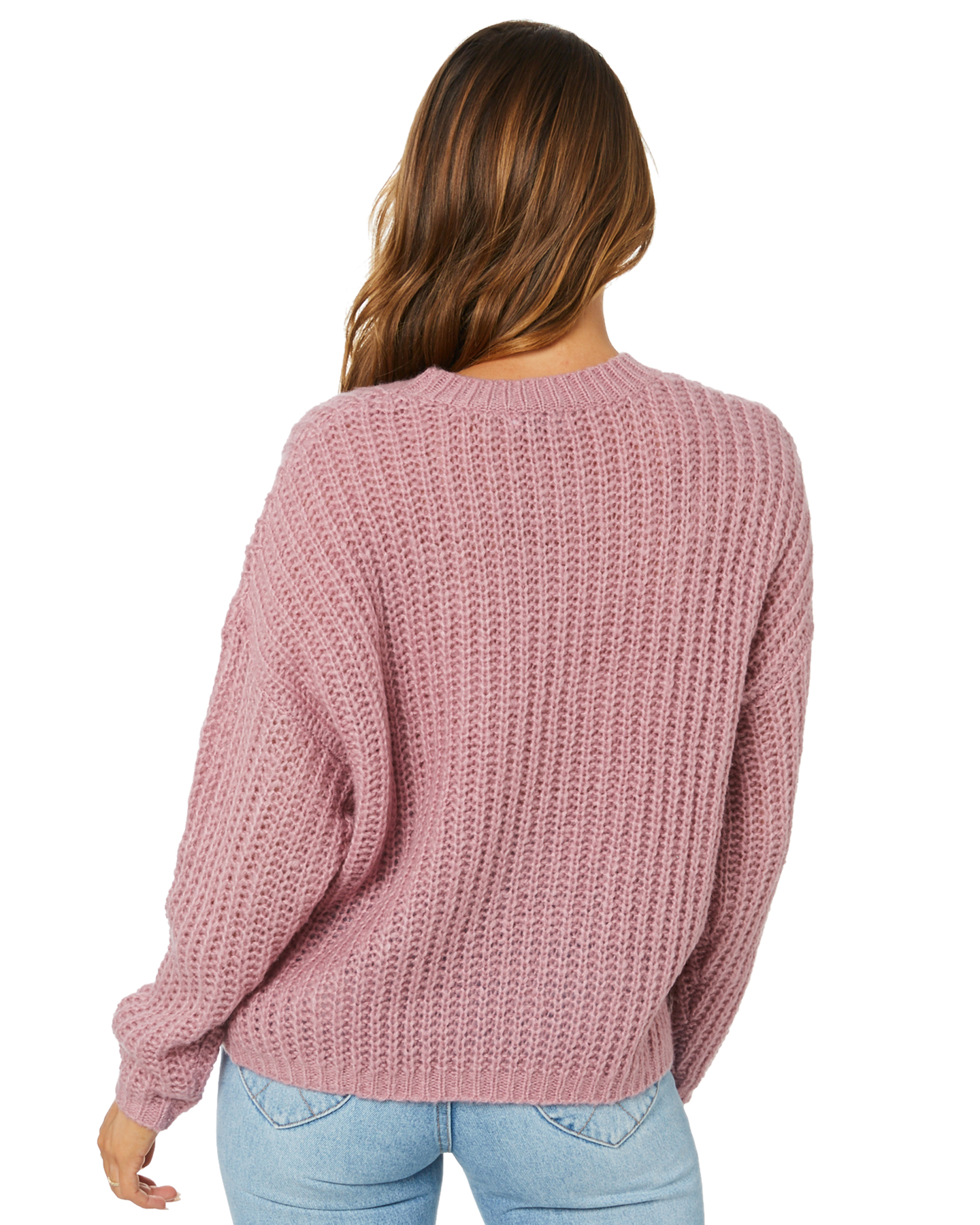 Swell Solace Knit Sweater - Mauve | SurfStitch