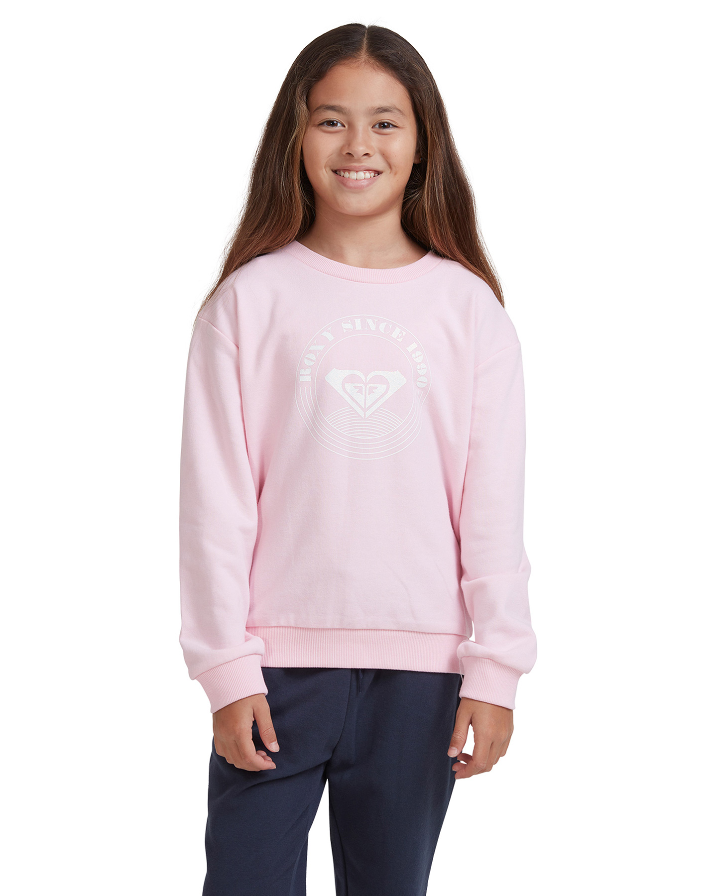 Roxy Girls 4-14 Spring Day Organic Sweatshirt - Pink Mist I | SurfStitch