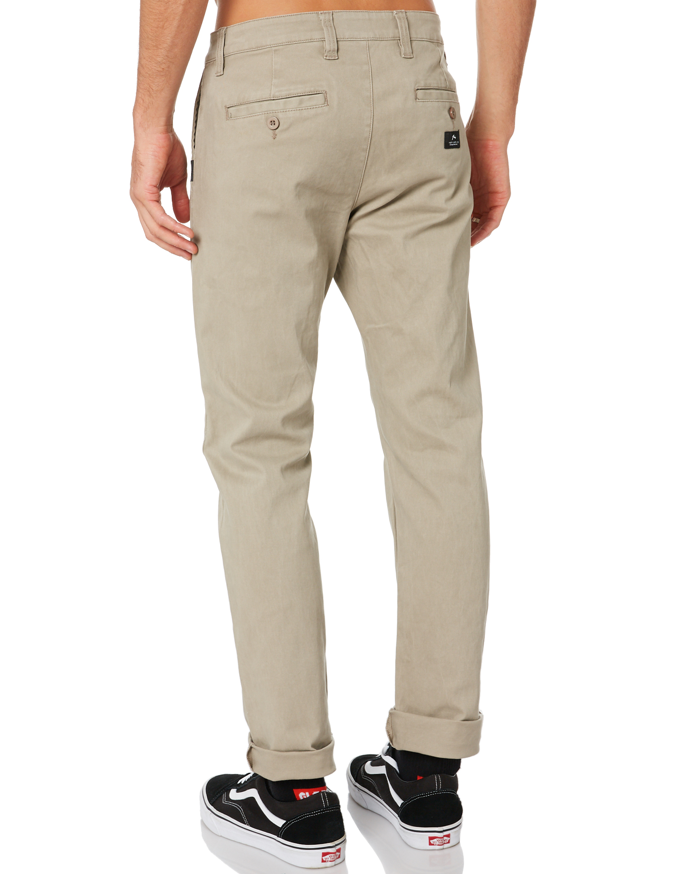 Rusty Johnny Mens Chino Pant - Faded Olive | SurfStitch