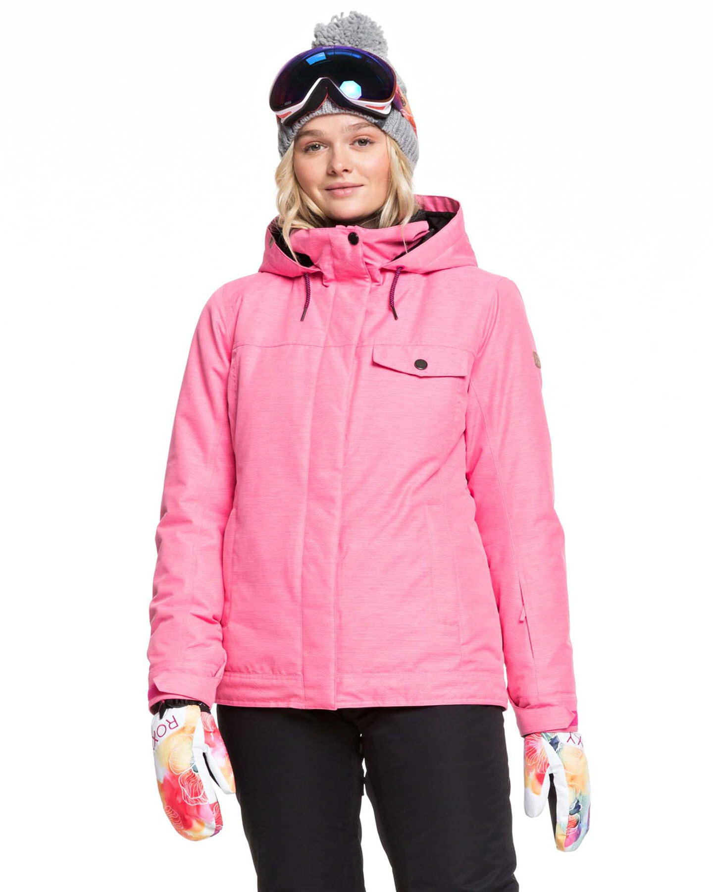 Roxy Womens Billie Snow Jacket - Beetroot Pink | SurfStitch