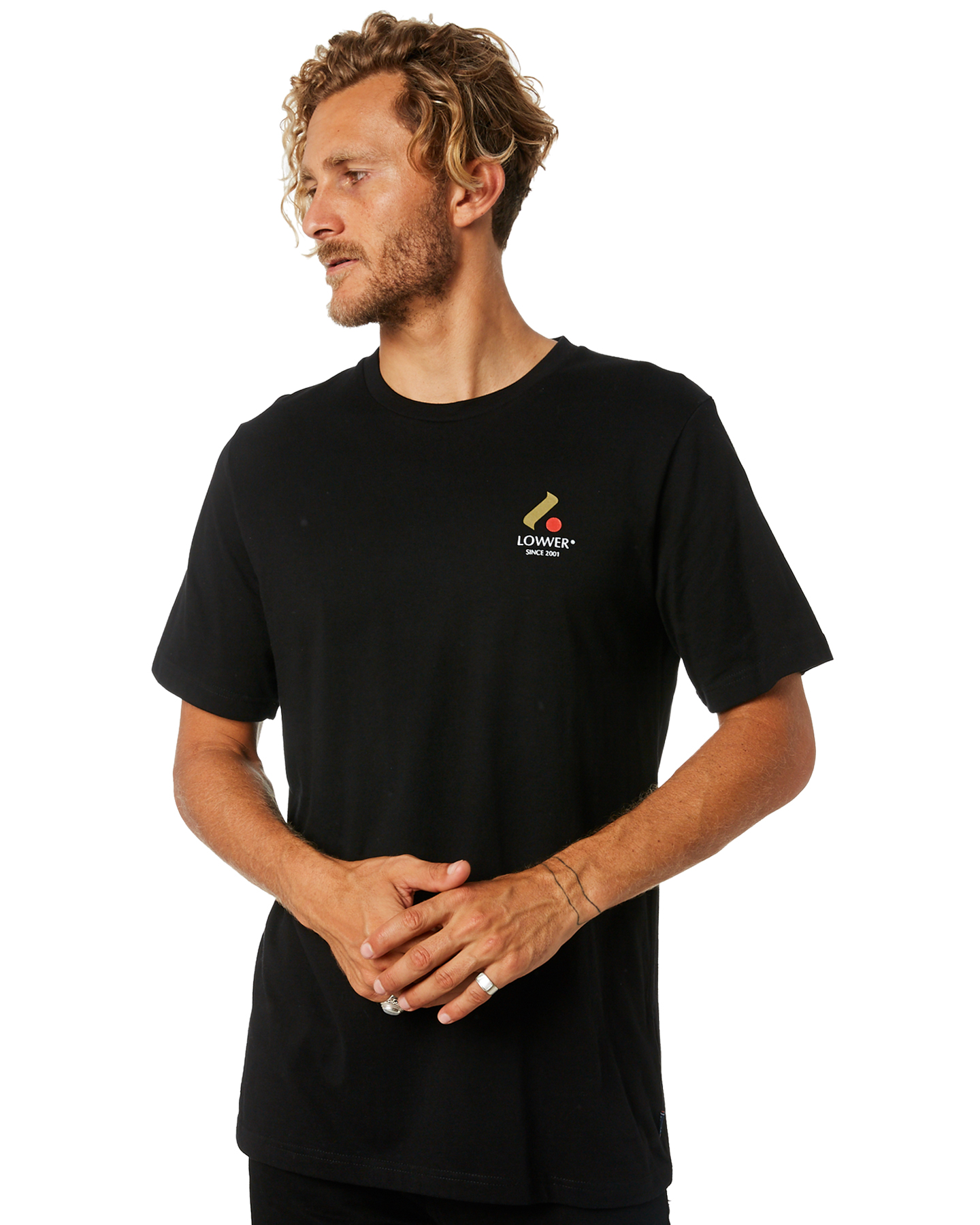 Lower Lo Corp Mens Tee - Black | SurfStitch