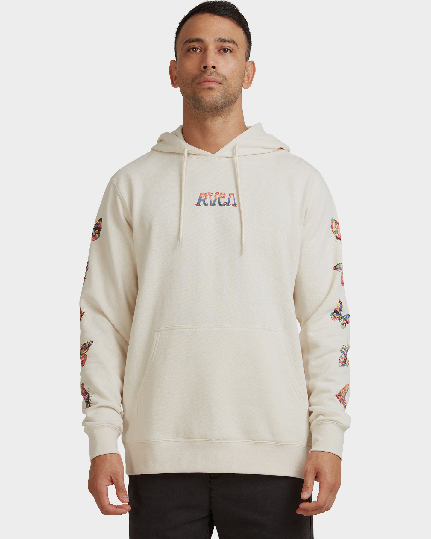 Rvca white hoodie outlet