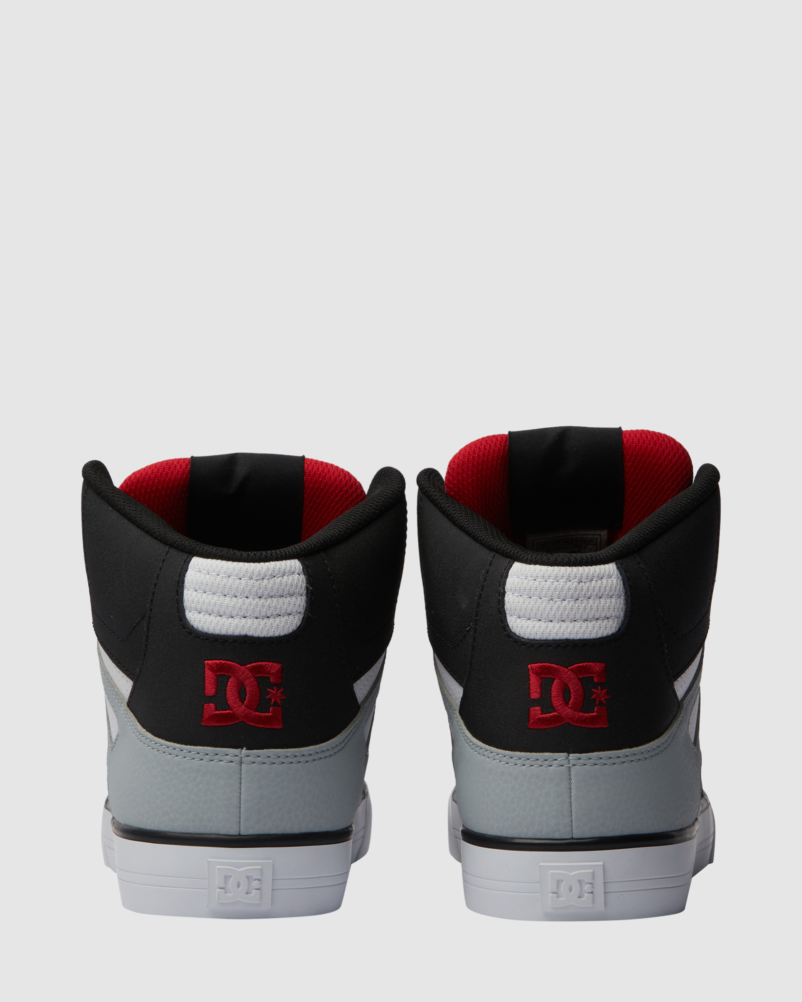 Dc Shoes Men s Pure High Top Shoes Black Grey Red SurfStitch