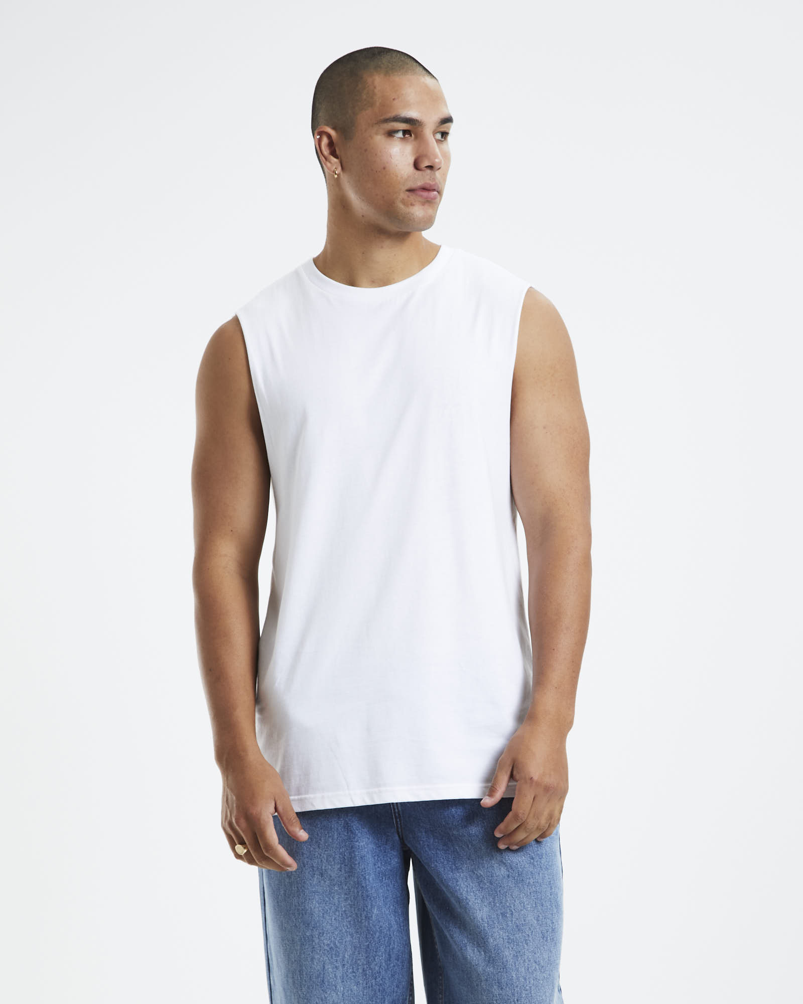 General Pants Co. Basics Muscle Tank - White | SurfStitch