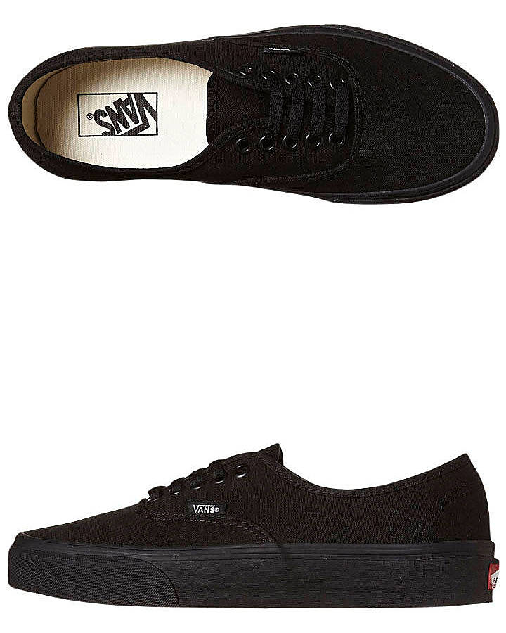 Vans Mens Authentic Shoe - Black Black | SurfStitch