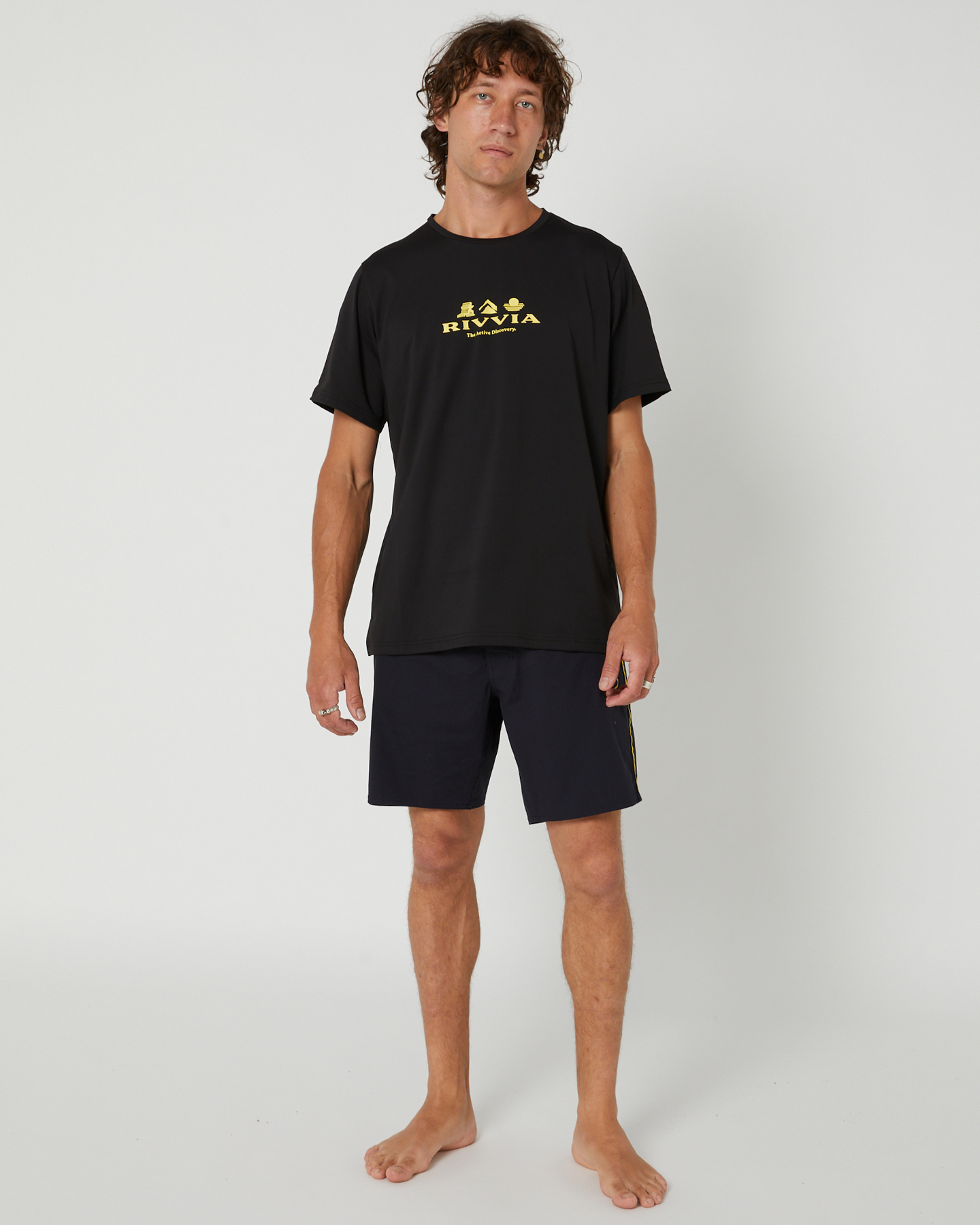 Rivvia Back Country Sports Mens Ss Tee - Black | SurfStitch