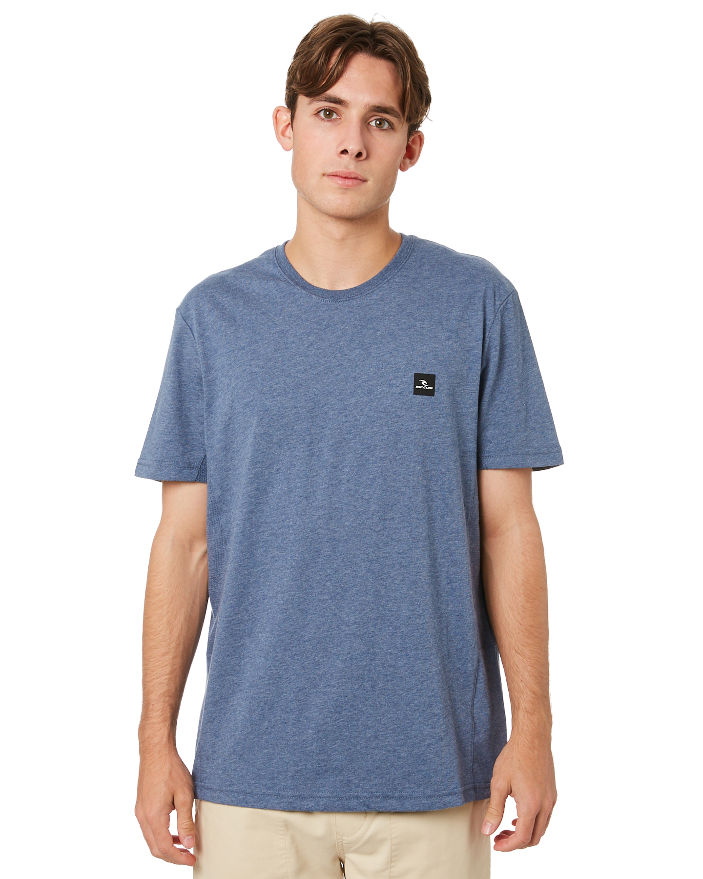 Rip Curl Pivoting Vaporcool Tee - Mid Blue Marle | SurfStitch
