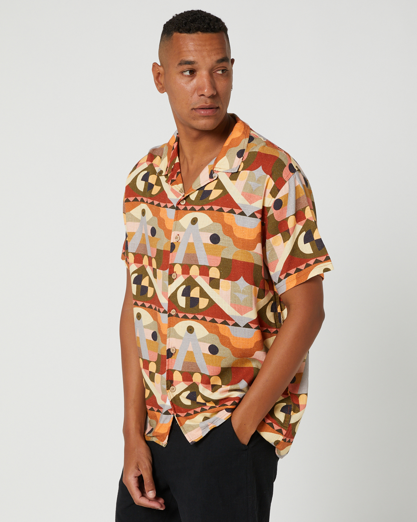 The Critical Slide Society Chocolate Mens Ss Shirt - Sand | SurfStitch