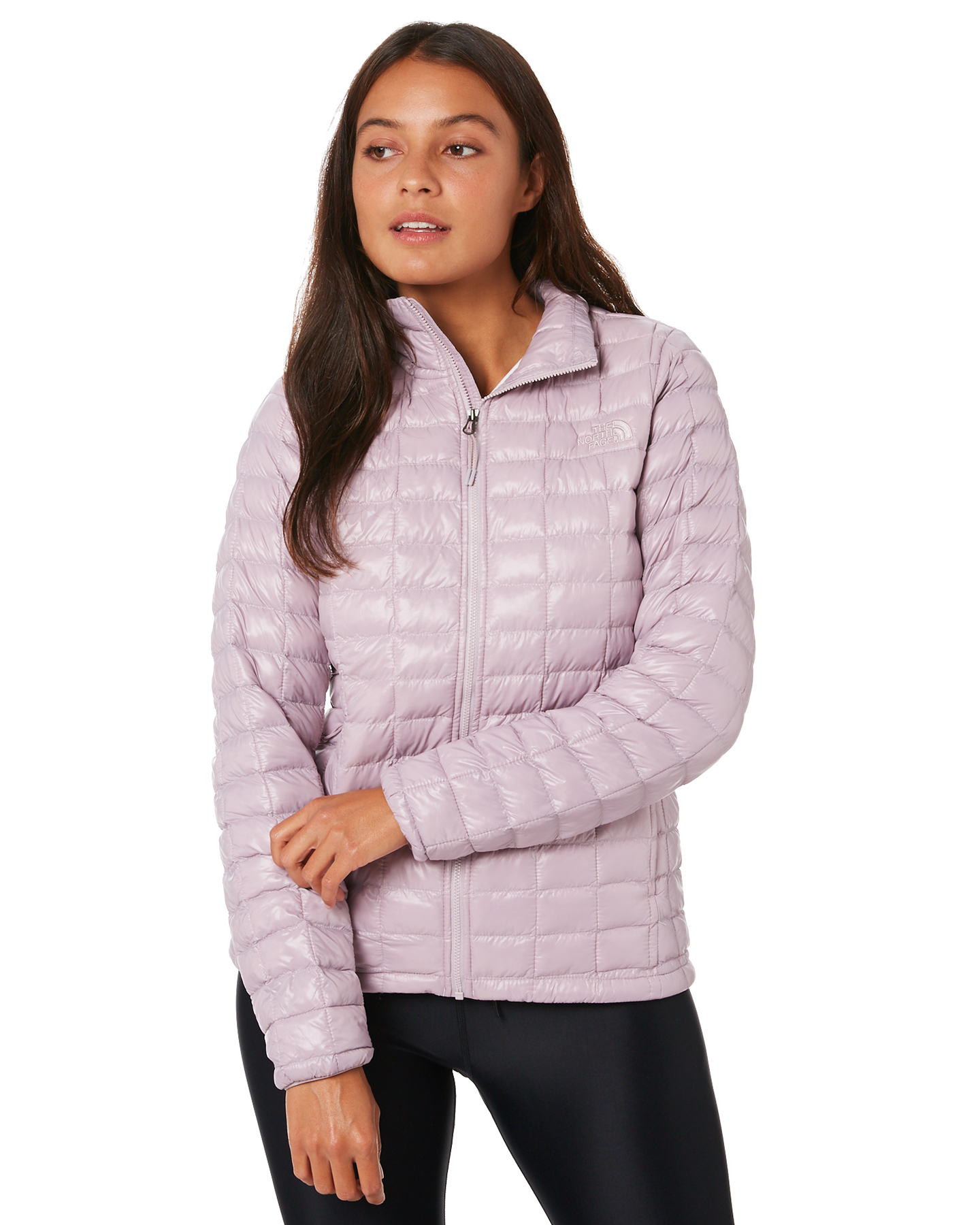 purple womens north face jacket