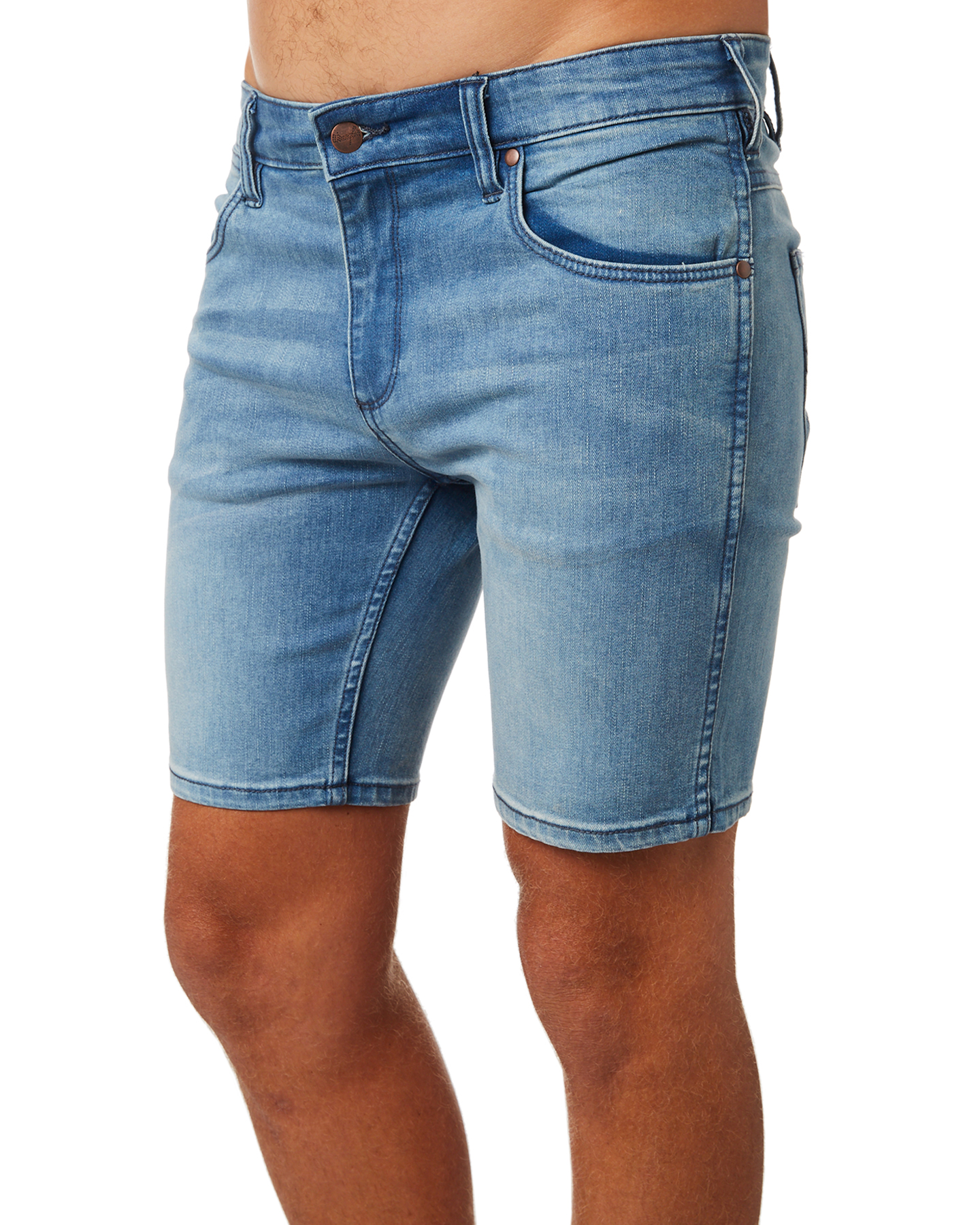 Wrangler Cigi Mens Denim Short - Cyanide | SurfStitch