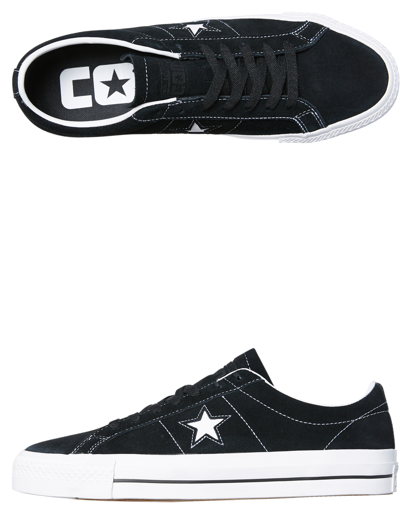 converse one star skate suede shoes