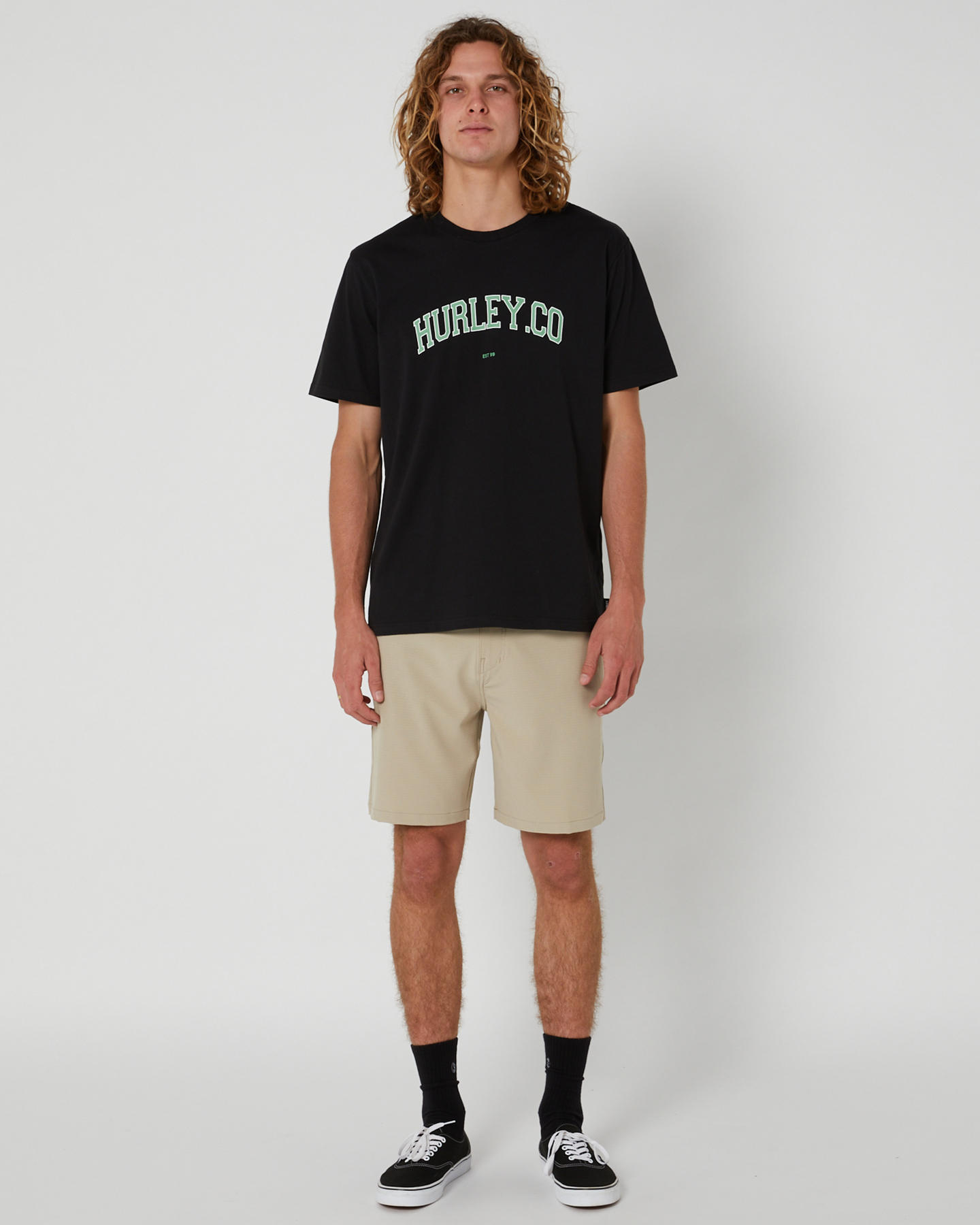 White hurley deals shorts