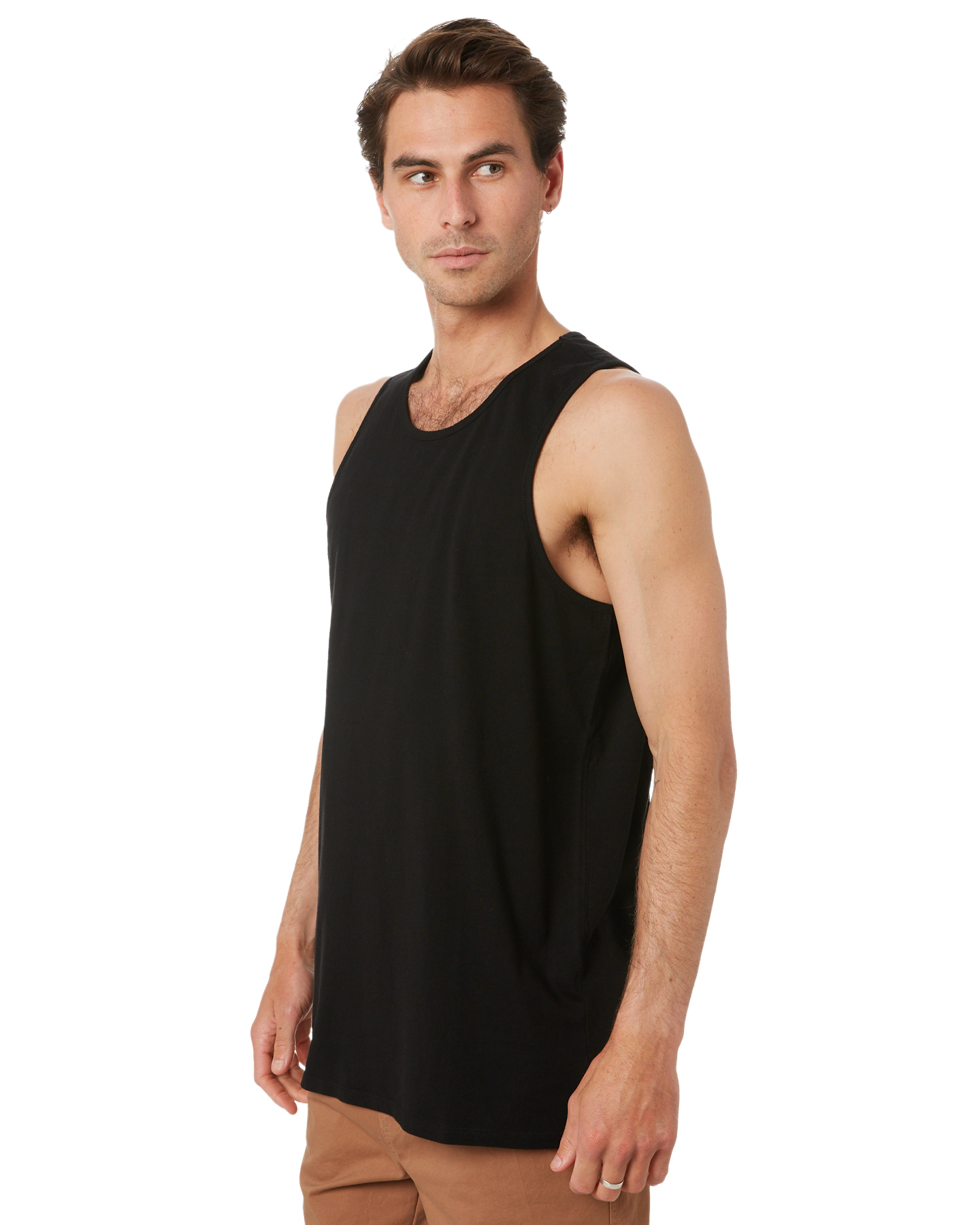 Swell All Day Singlet - Black | SurfStitch